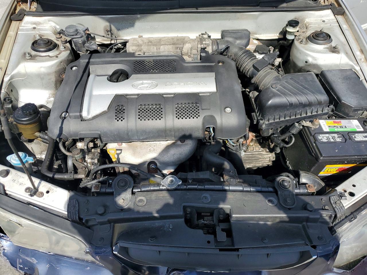 2005 Hyundai Elantra Gls Silver vin: KMHDN46D45U989971