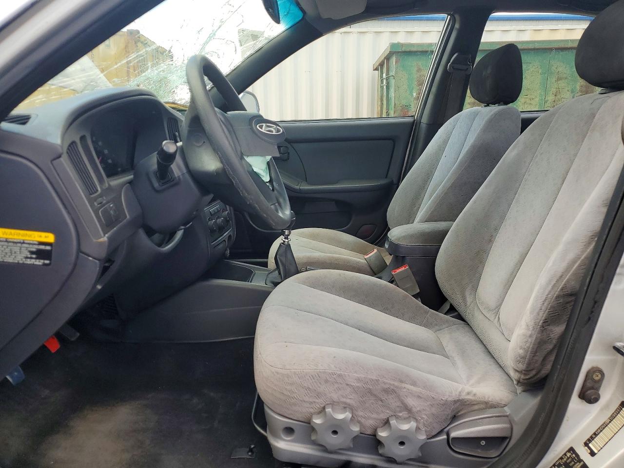2005 Hyundai Elantra Gls Silver vin: KMHDN46D45U989971