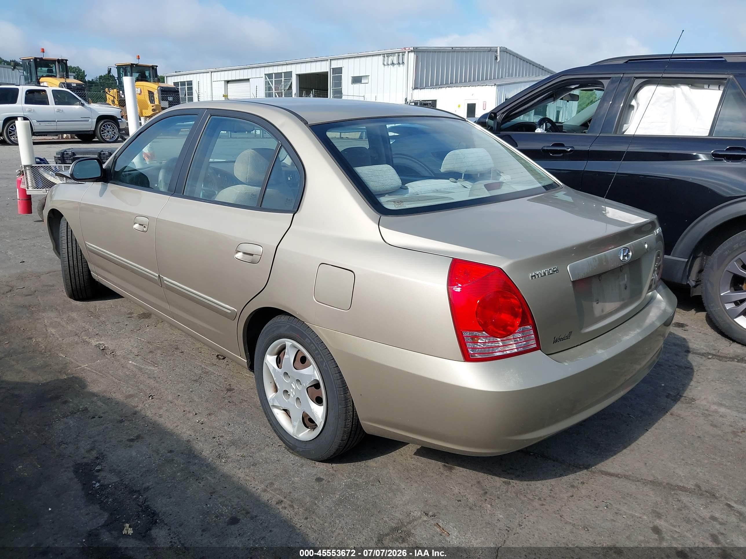 2006 Hyundai Elantra Gls/limited Gold vin: KMHDN46D46U215219