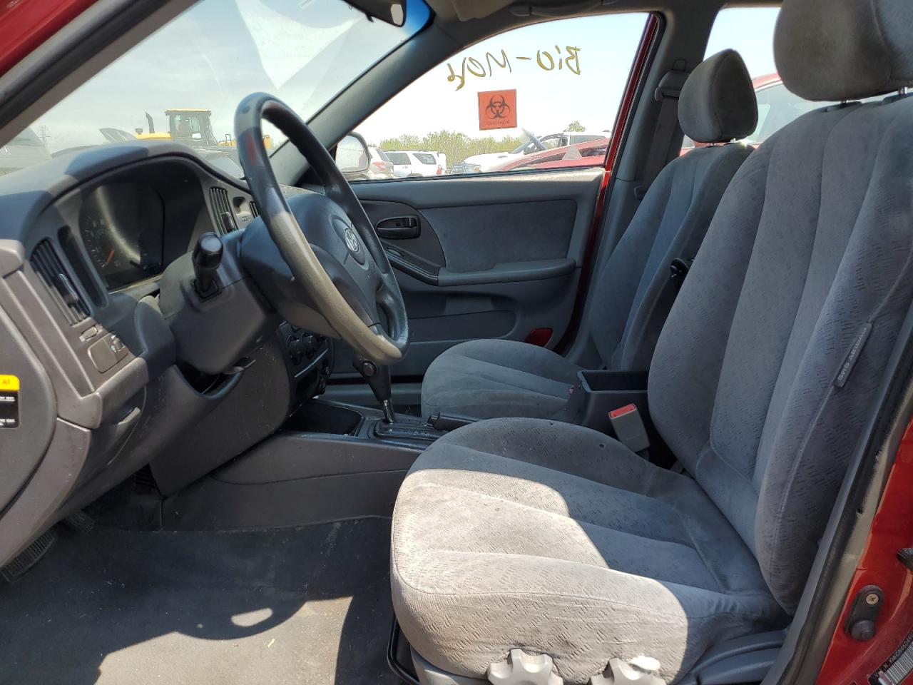 2006 Hyundai Elantra Gls Burgundy vin: KMHDN46D46U252688