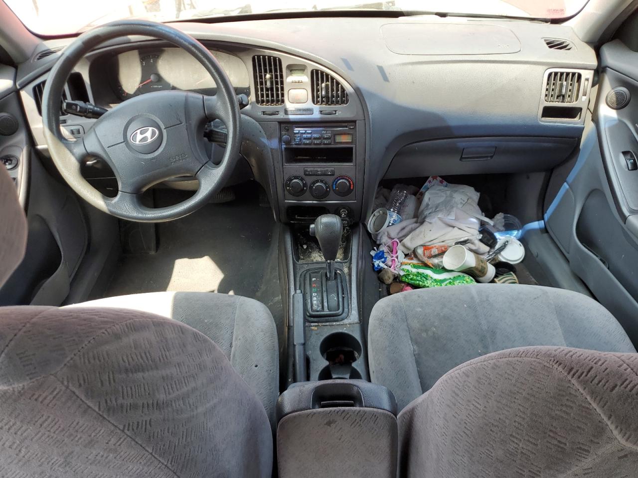 2006 Hyundai Elantra Gls Burgundy vin: KMHDN46D46U252688