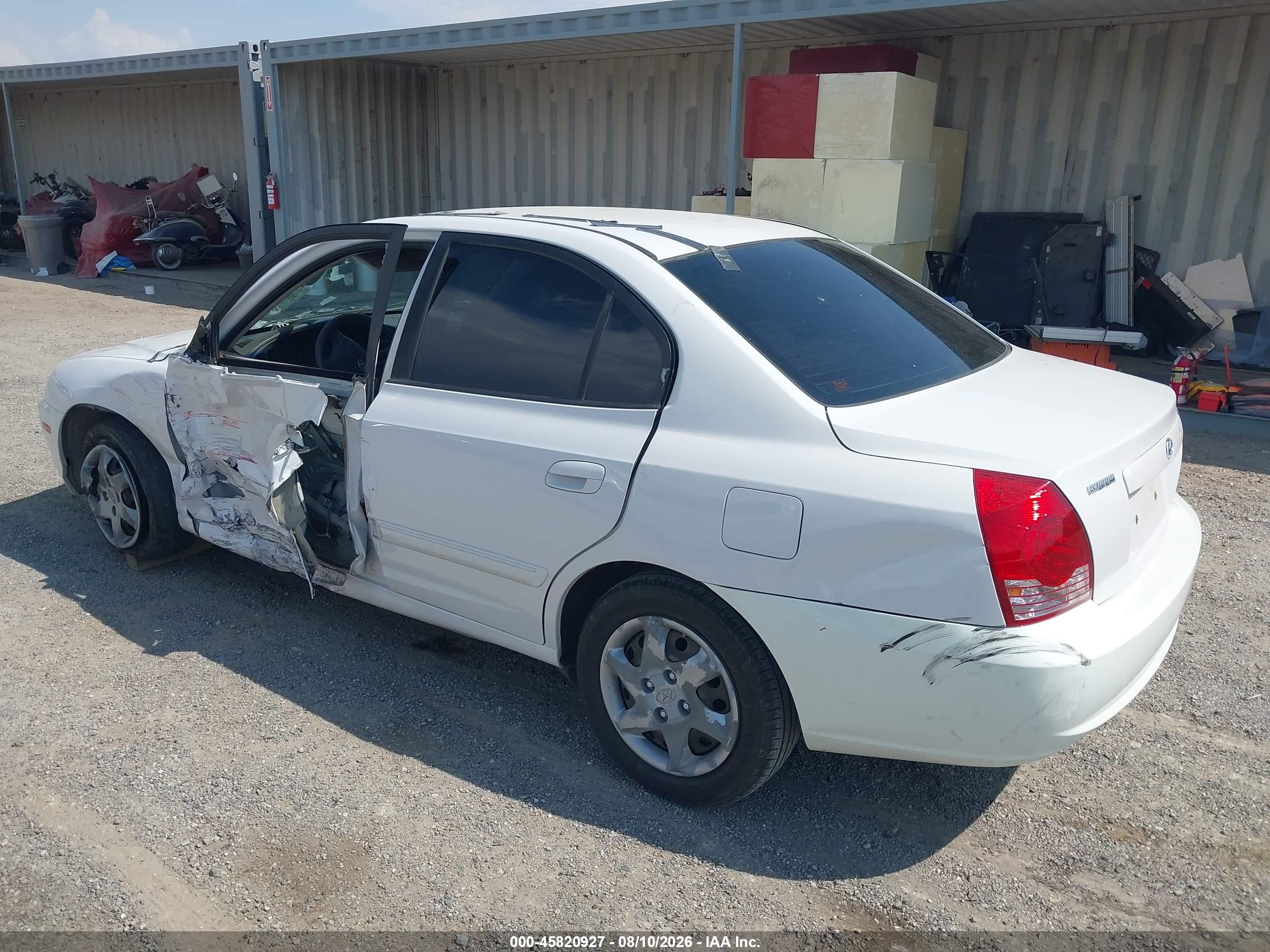 2006 Hyundai Elantra Gls/limited White vin: KMHDN46D46U281883