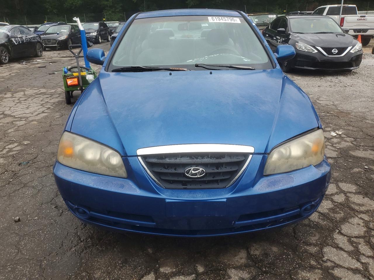 2006 Hyundai Elantra Gls Blue vin: KMHDN46D46U340267