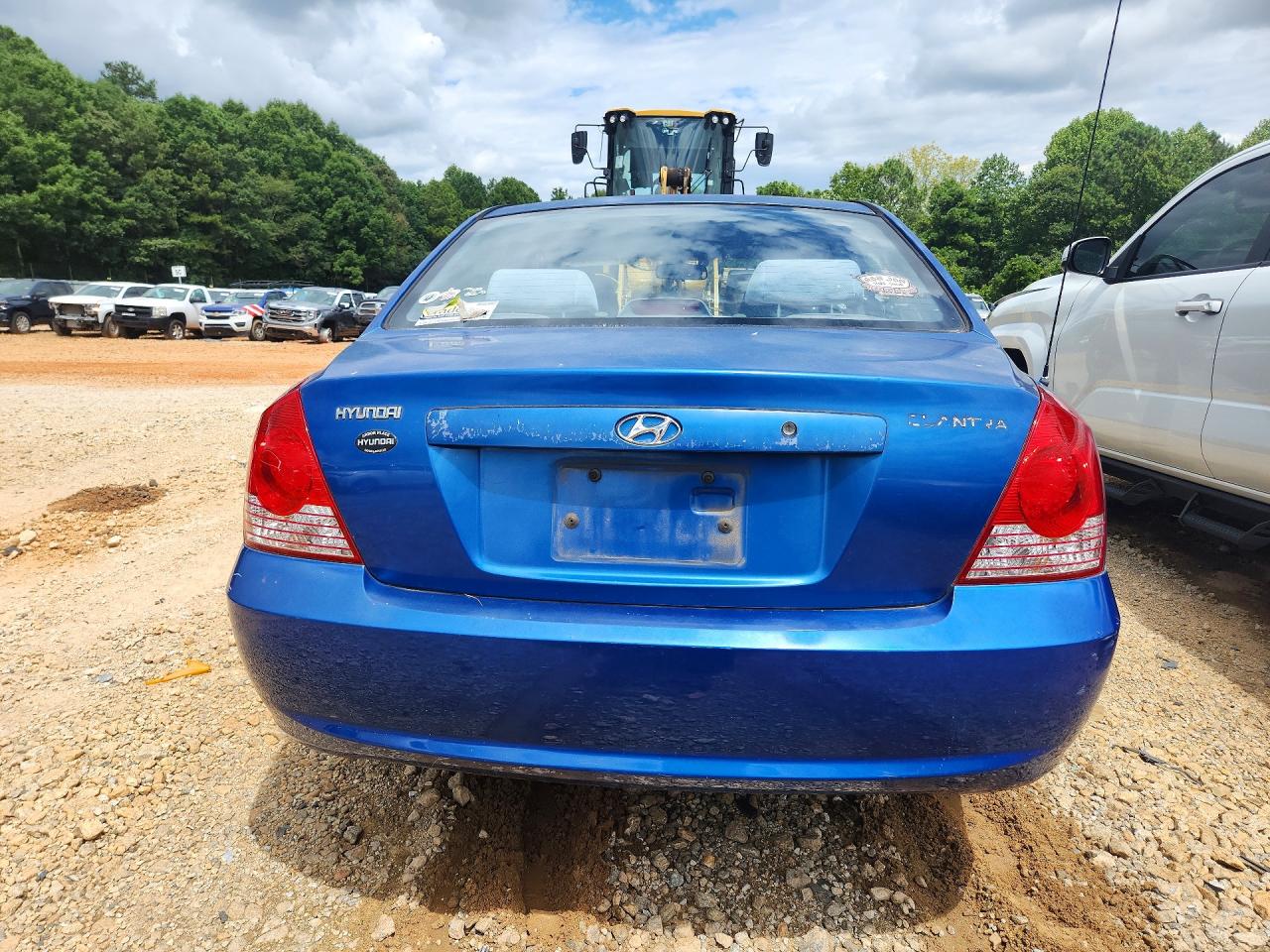 2006 Hyundai Elantra Gls Blue vin: KMHDN46D46U340267
