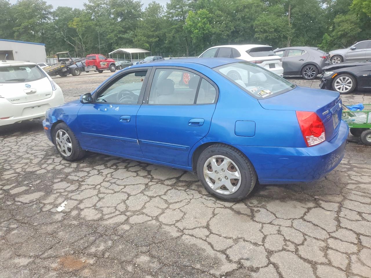 2006 Hyundai Elantra Gls Blue vin: KMHDN46D46U340267