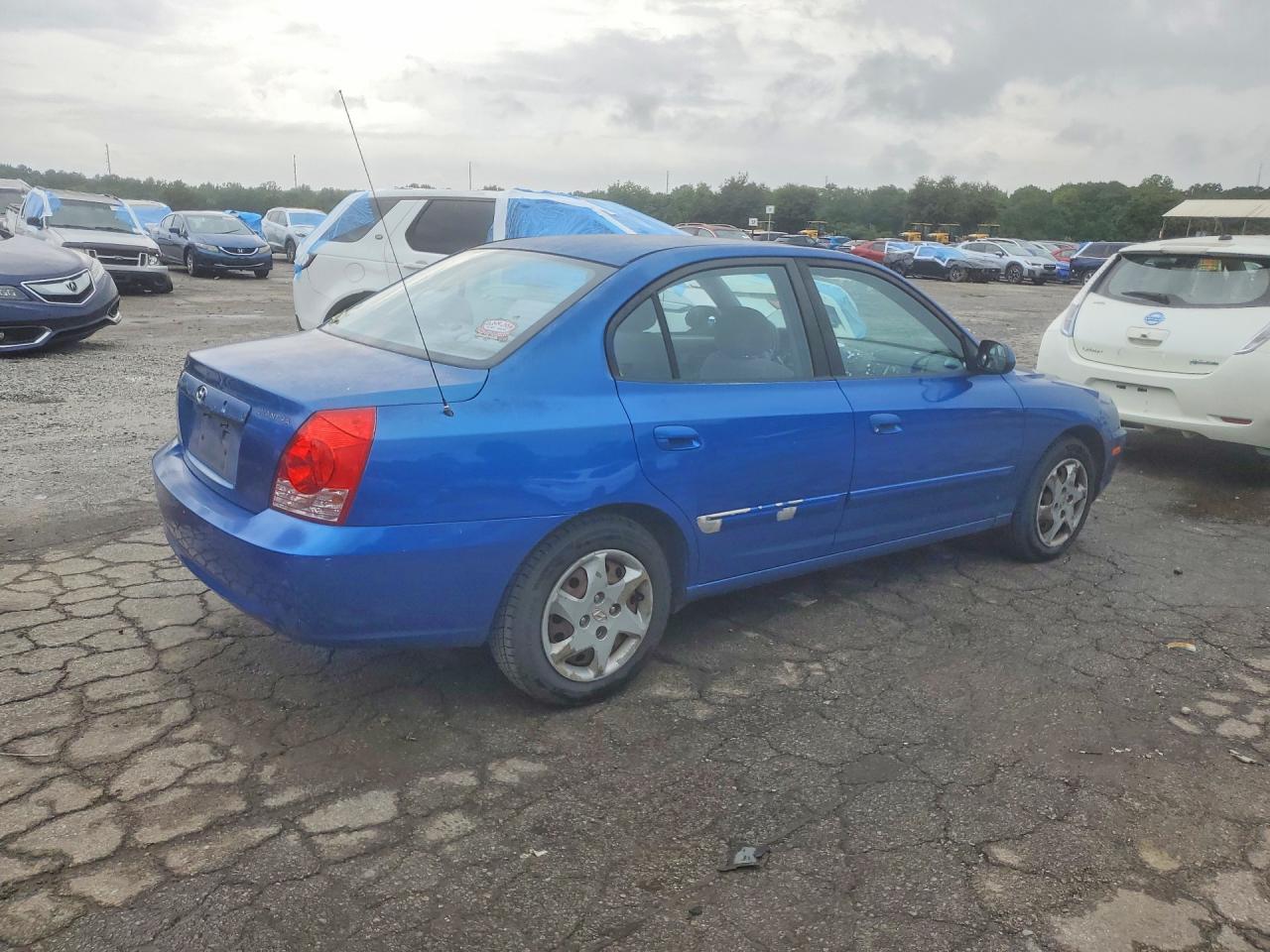 2006 Hyundai Elantra Gls Blue vin: KMHDN46D46U340267
