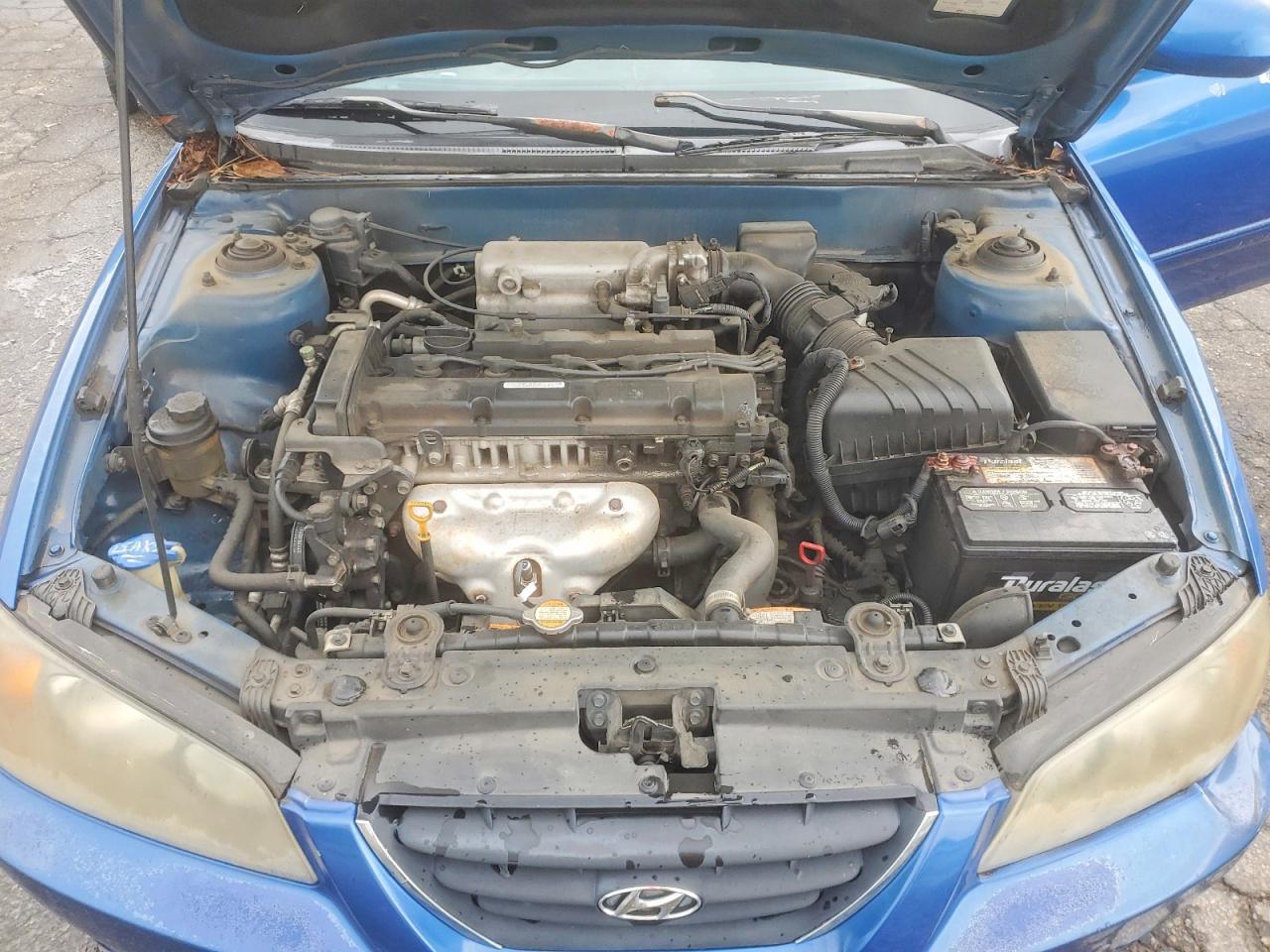 2006 Hyundai Elantra Gls Blue vin: KMHDN46D46U340267