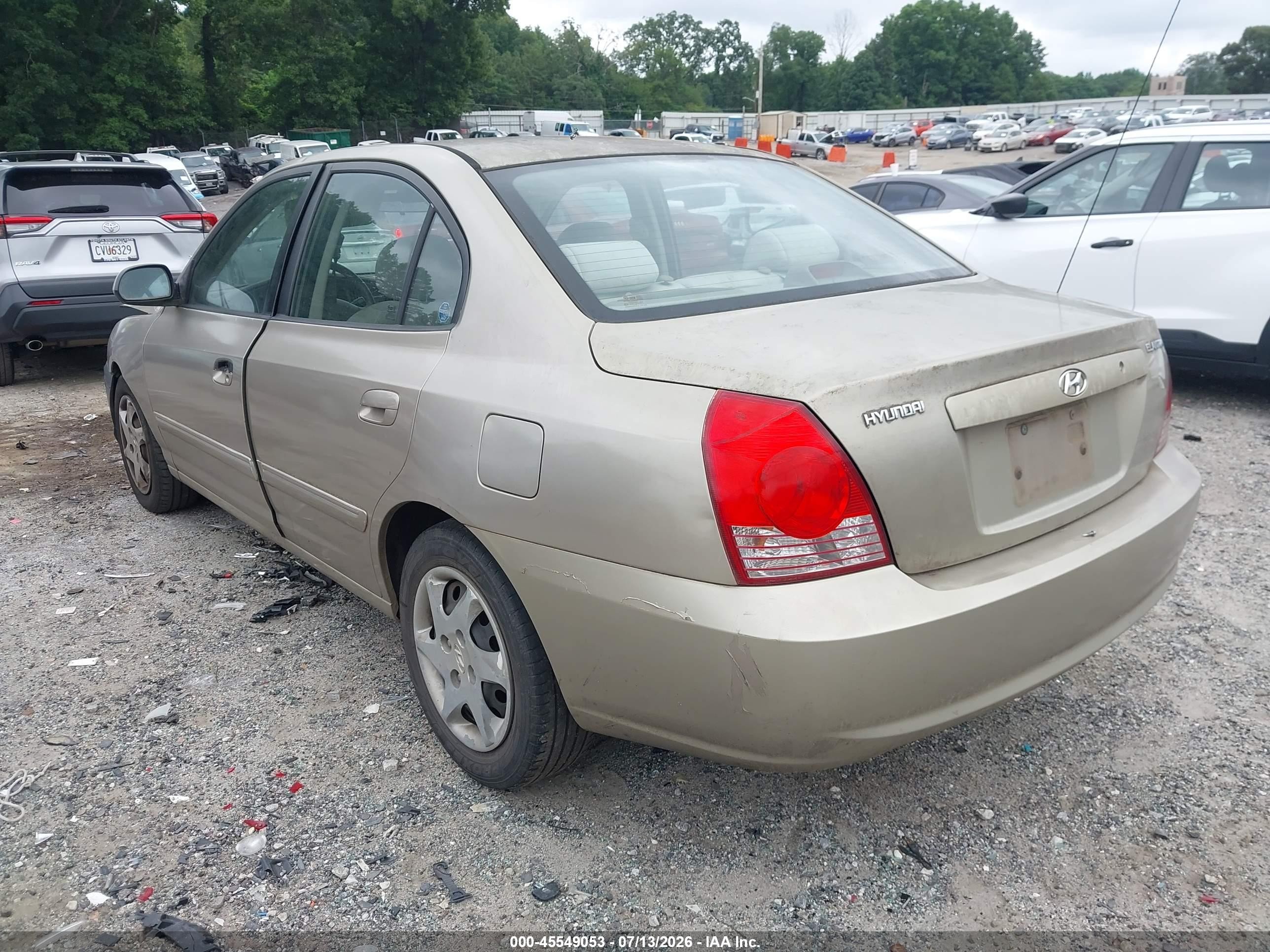 2006 Hyundai Elantra Gls/limited Tan vin: KMHDN46D46U341984