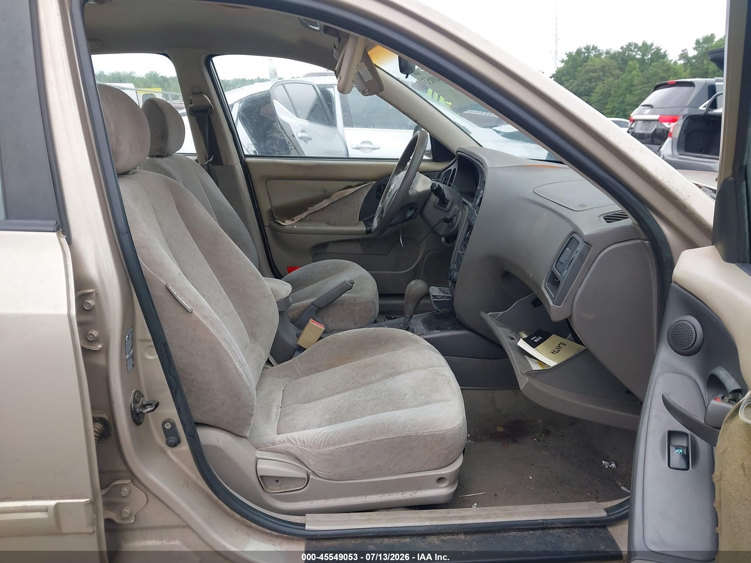 2006 Hyundai Elantra Gls/limited Tan vin: KMHDN46D46U341984