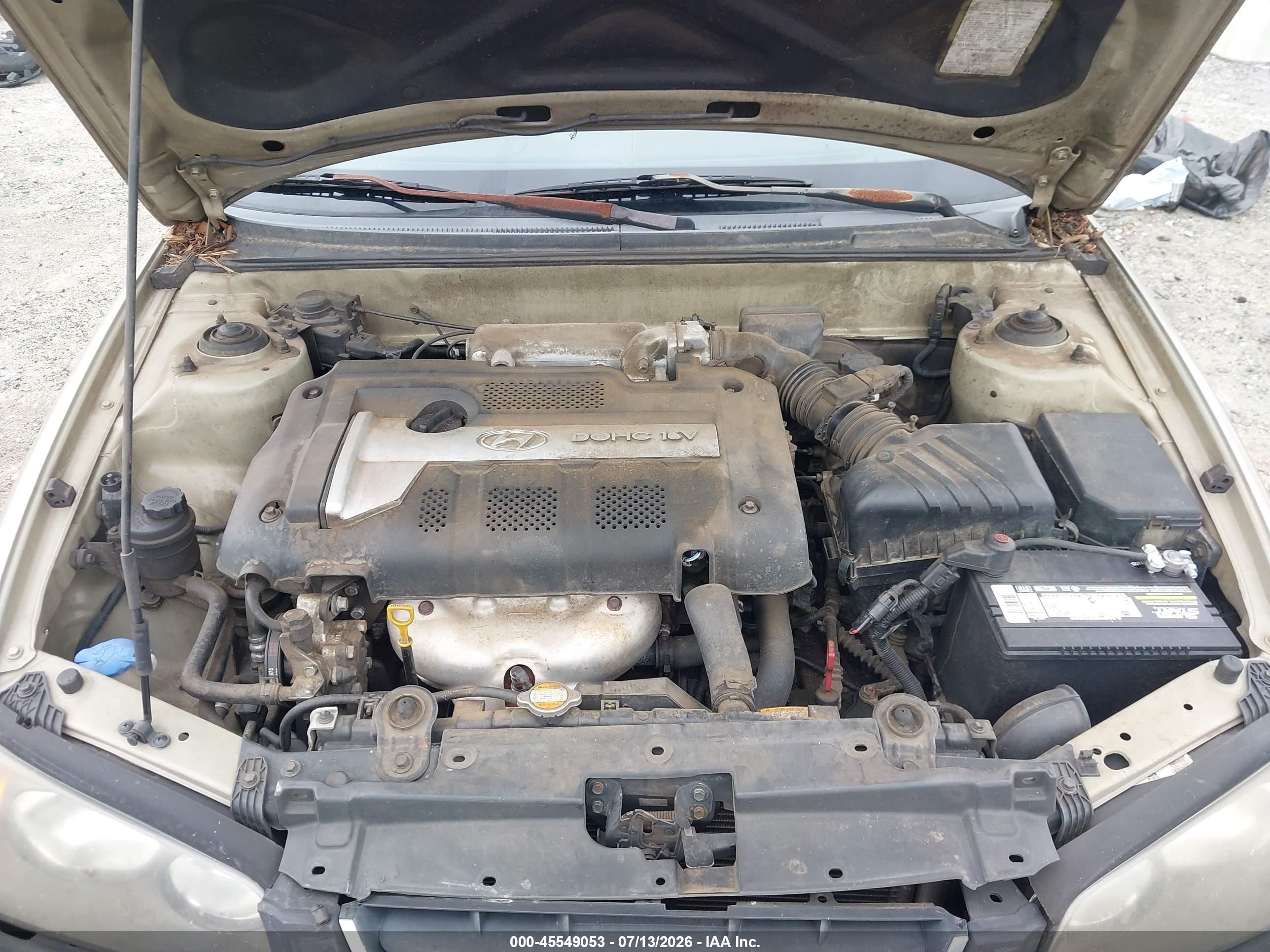 2006 Hyundai Elantra Gls/limited Tan vin: KMHDN46D46U341984