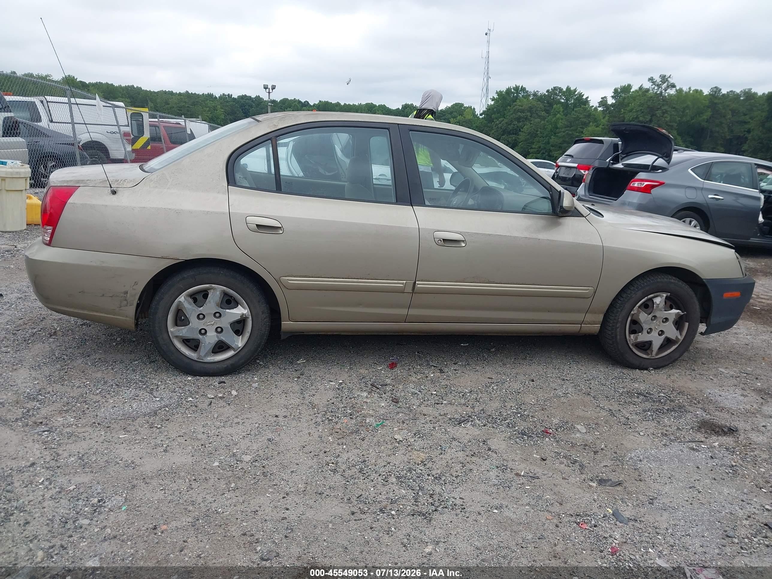 2006 Hyundai Elantra Gls/limited Tan vin: KMHDN46D46U341984