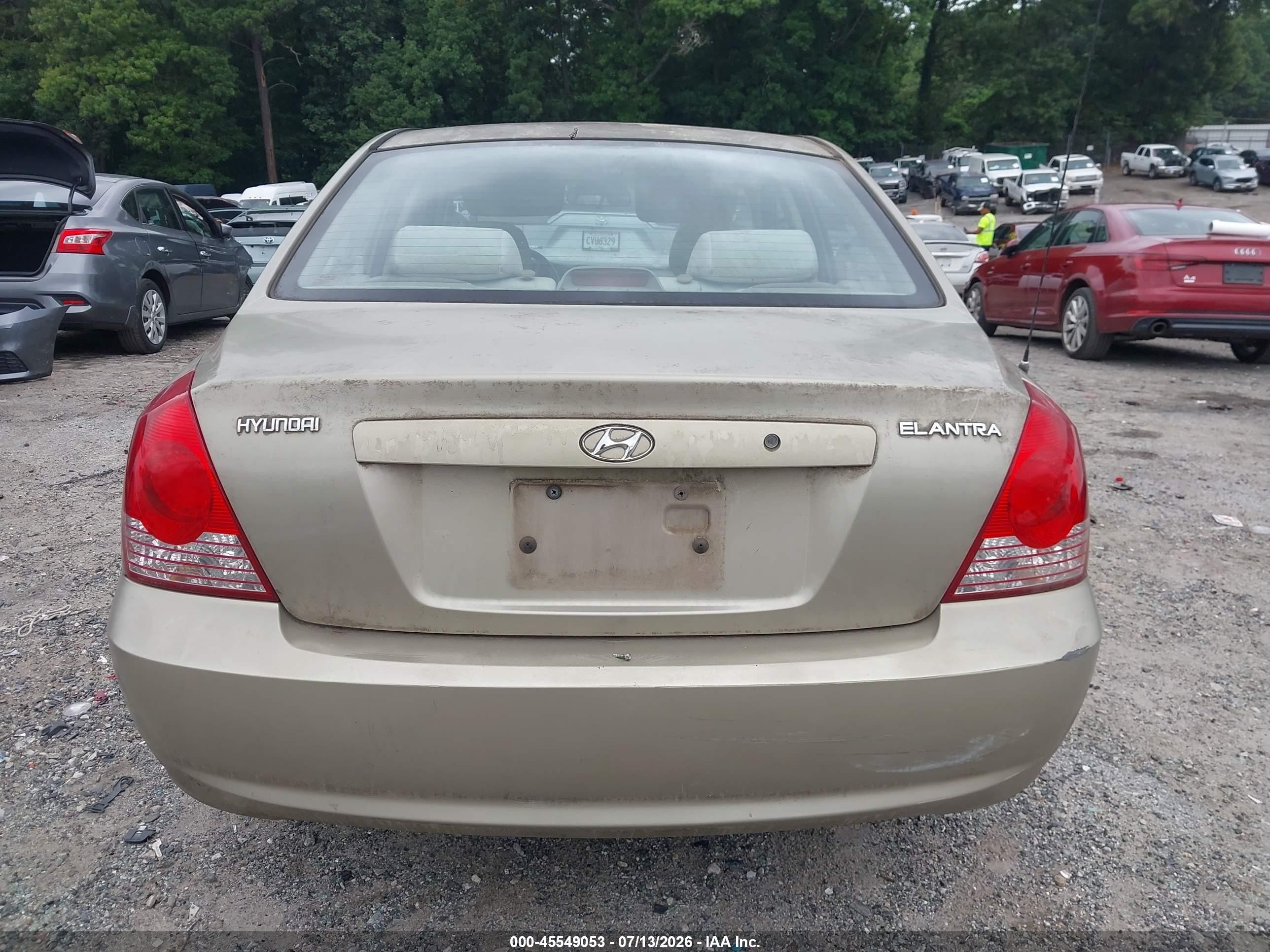 2006 Hyundai Elantra Gls/limited Tan vin: KMHDN46D46U341984