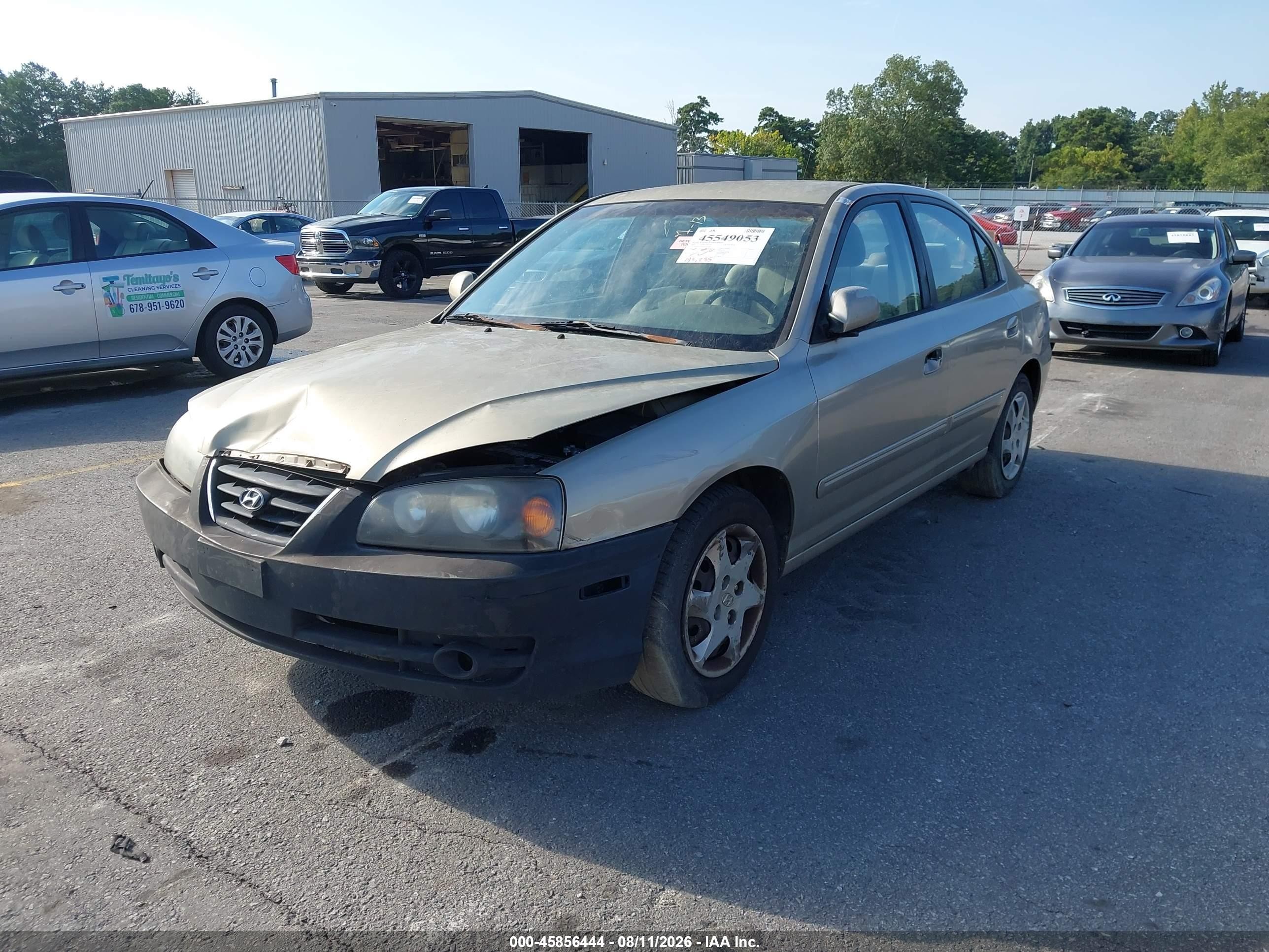 2006 Hyundai Elantra Gls/limited Tan vin: KMHDN46D46U341984