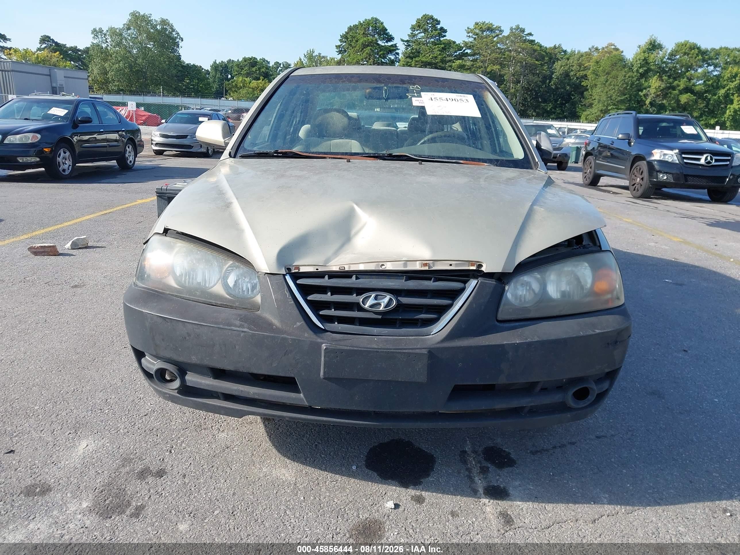 2006 Hyundai Elantra Gls/limited Tan vin: KMHDN46D46U341984