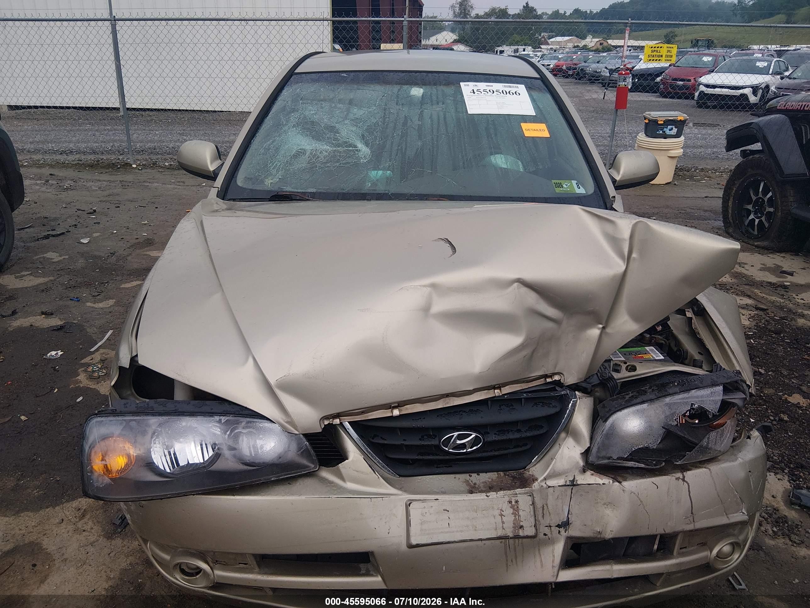 2006 Hyundai Elantra Gls/limited Gold vin: KMHDN46D46U373768