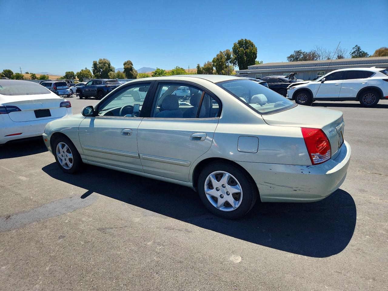 2004 Hyundai Elantra Gls Green vin: KMHDN46D54U820704