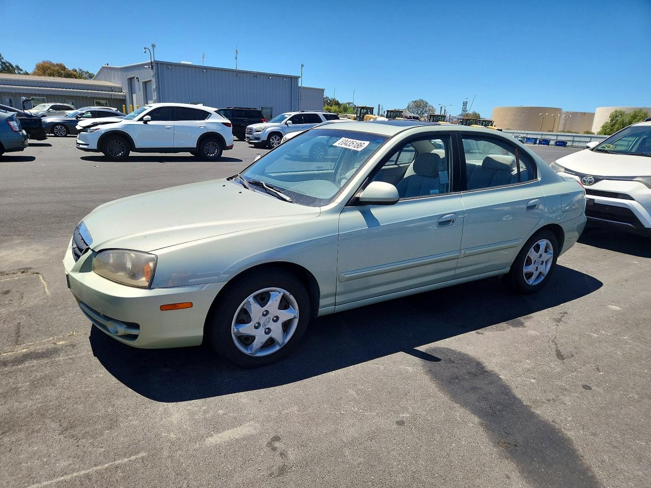 2004 Hyundai Elantra Gls Green vin: KMHDN46D54U820704