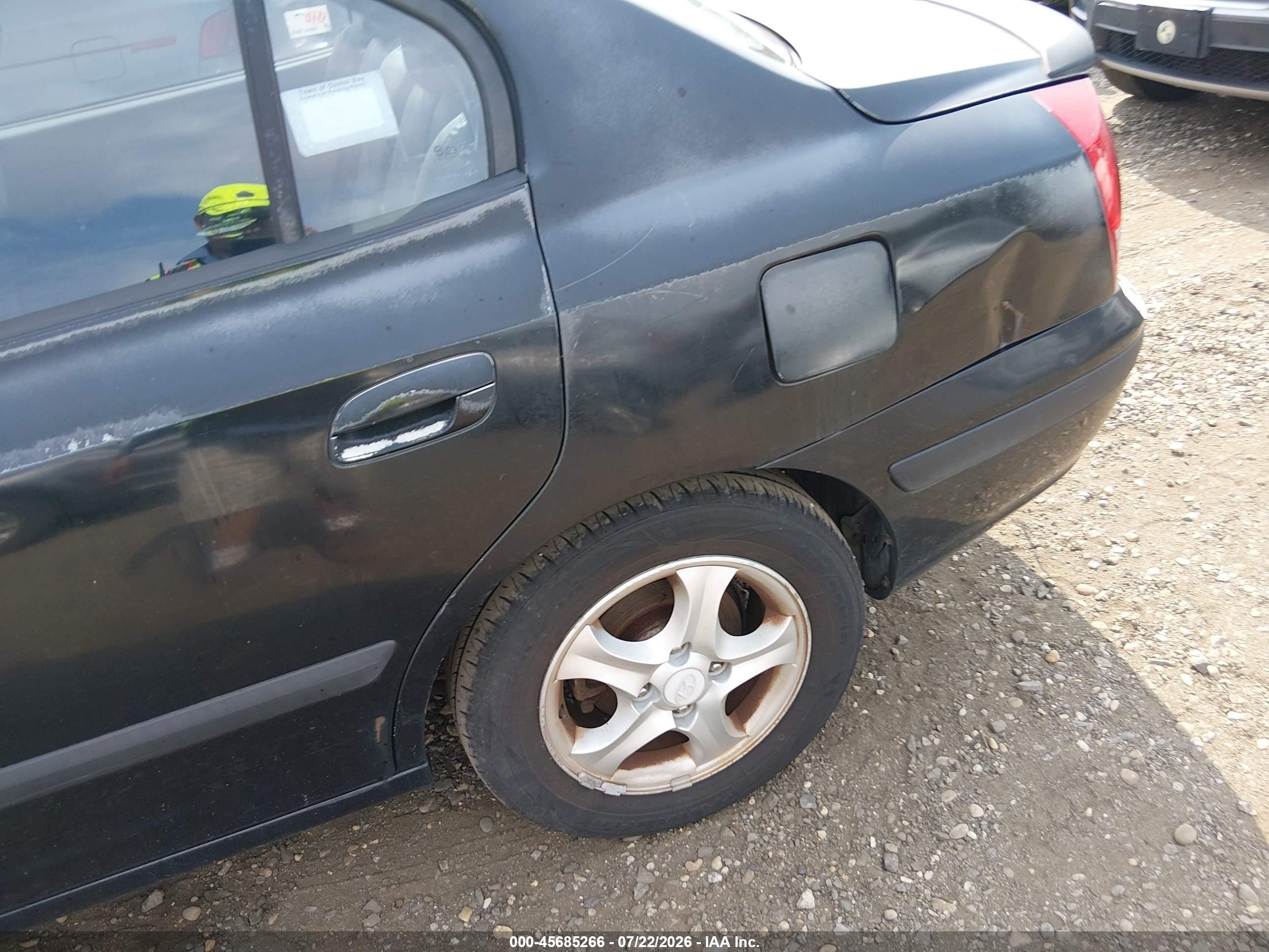 2005 Hyundai Elantra Gls/gt Black vin: KMHDN46D55U026352