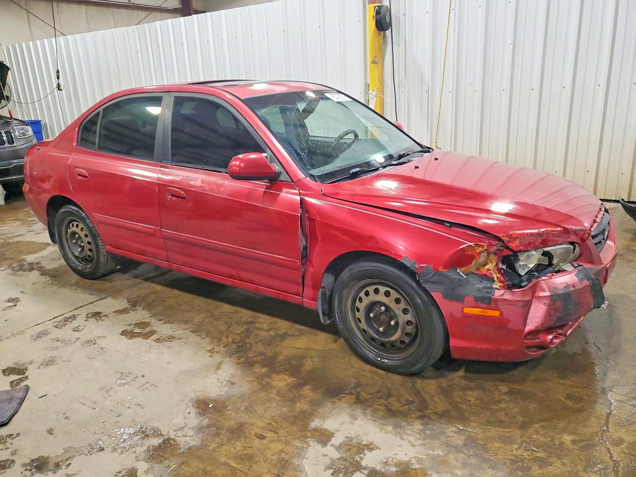 2005 Hyundai Elantra Gls Maroon vin: KMHDN46D55U084882