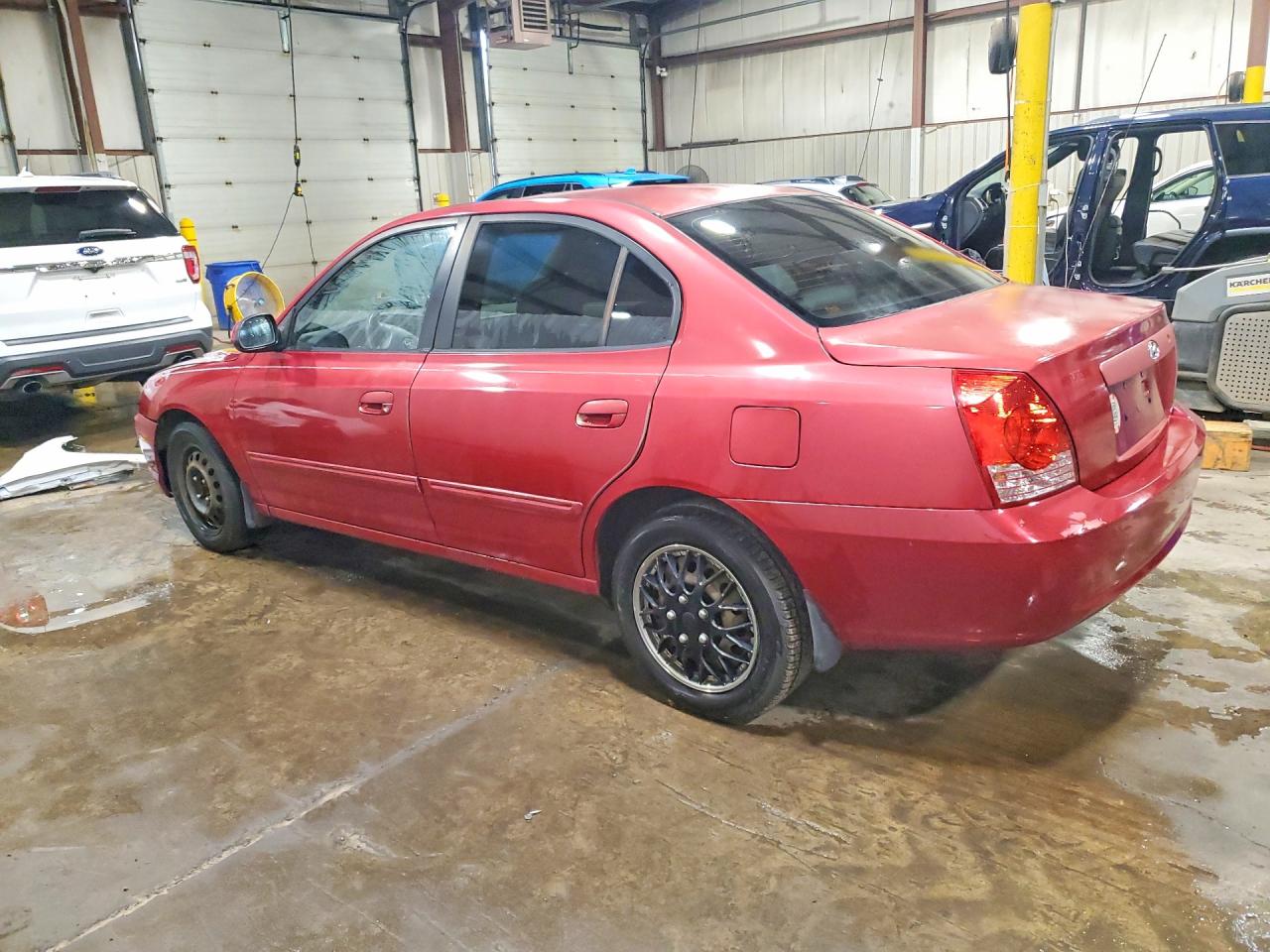 2005 Hyundai Elantra Gls Maroon vin: KMHDN46D55U084882
