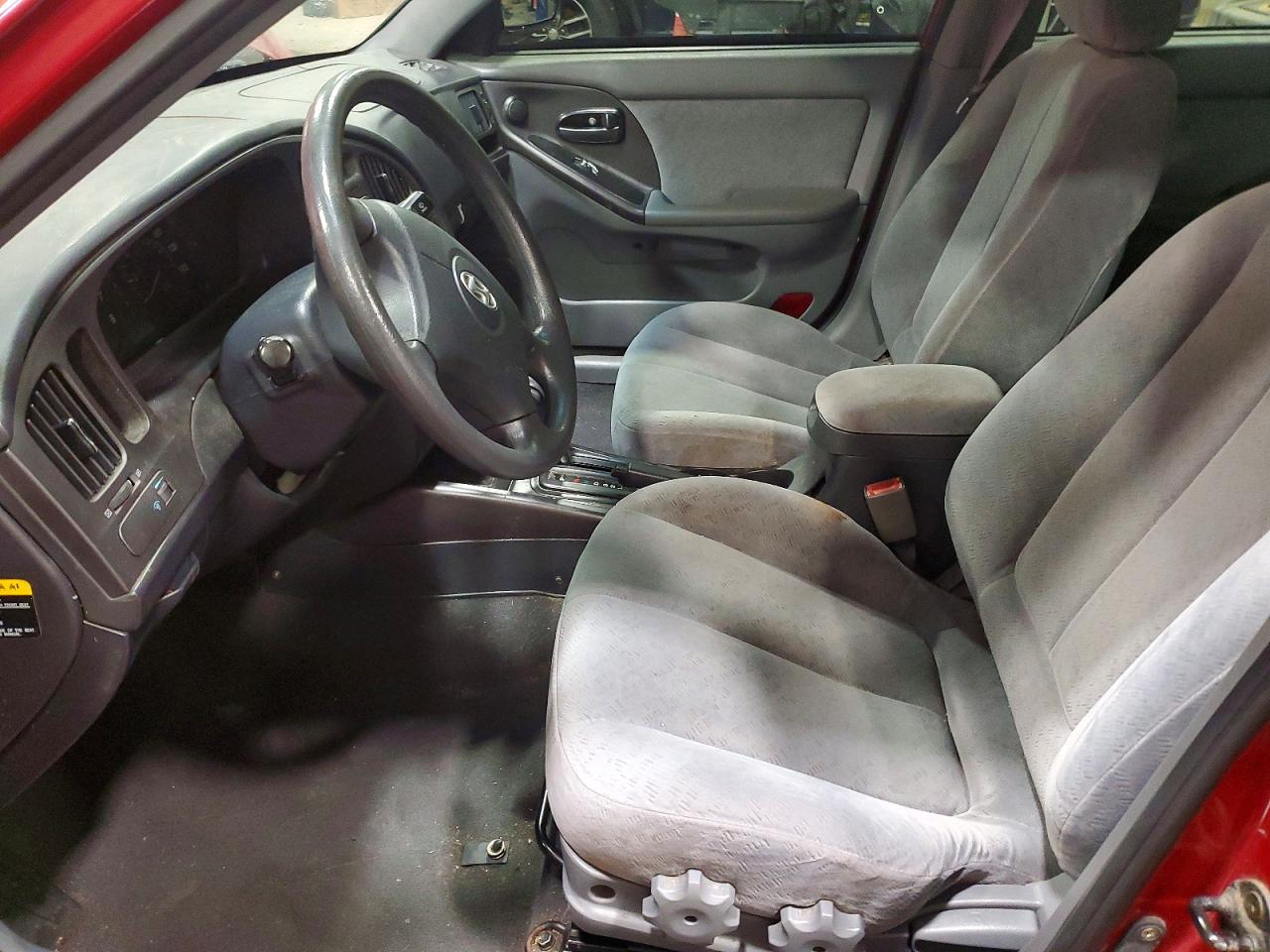 2005 Hyundai Elantra Gls Maroon vin: KMHDN46D55U084882