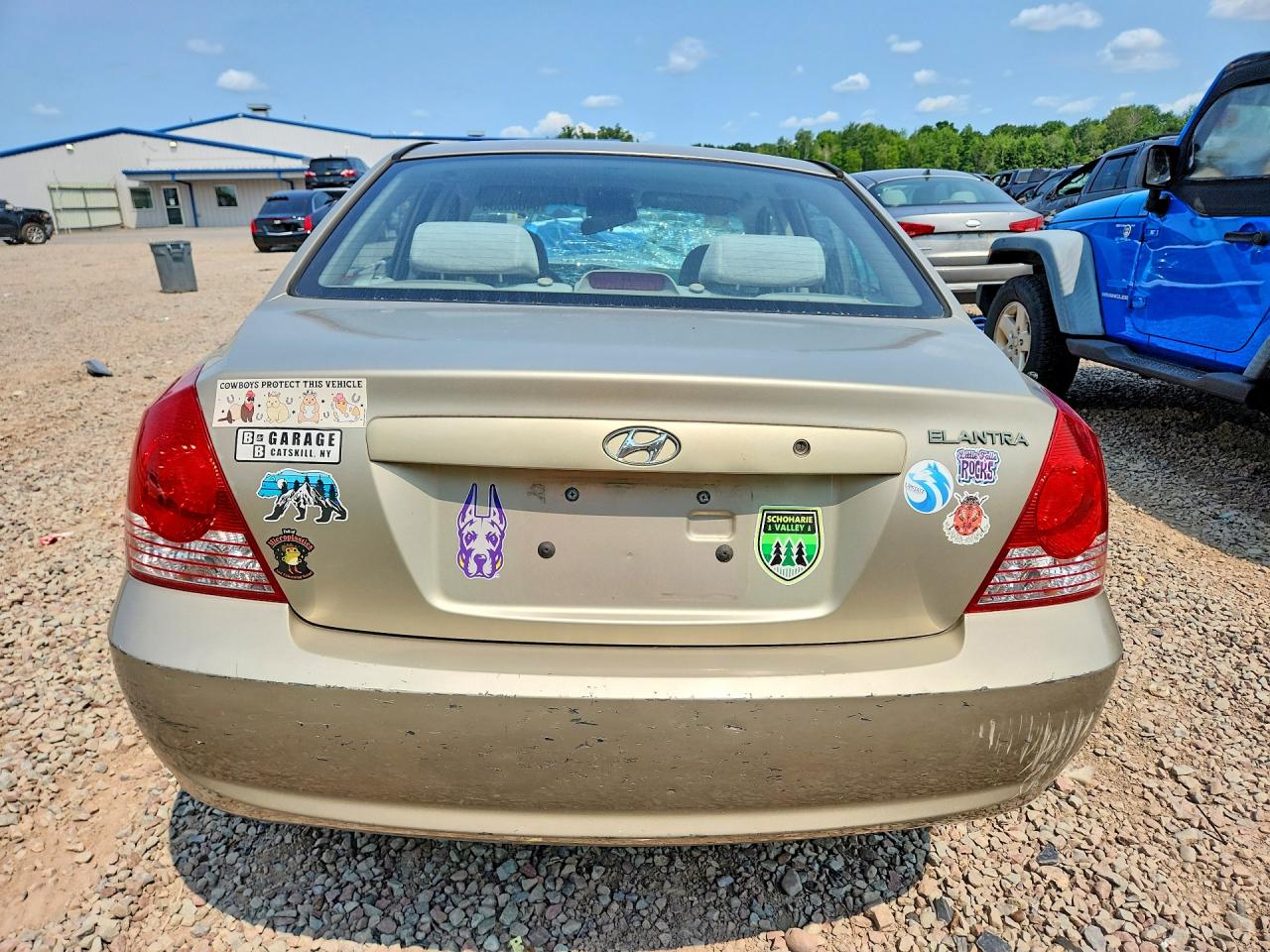 2005 Hyundai Elantra Gls Желто-коричневый vin: KMHDN46D55U126385