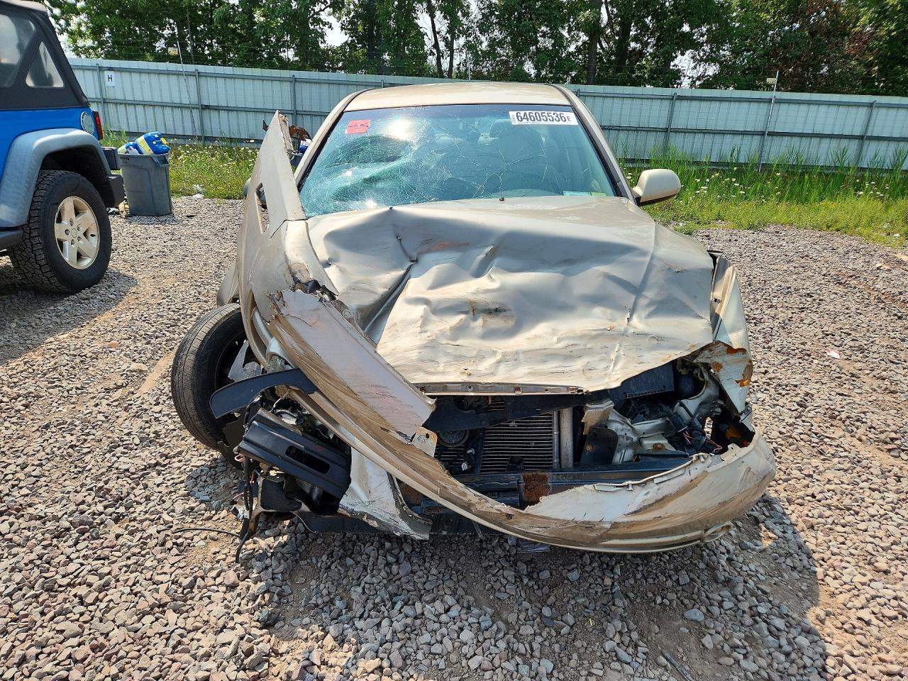 2005 Hyundai Elantra Gls Желто-коричневый vin: KMHDN46D55U126385