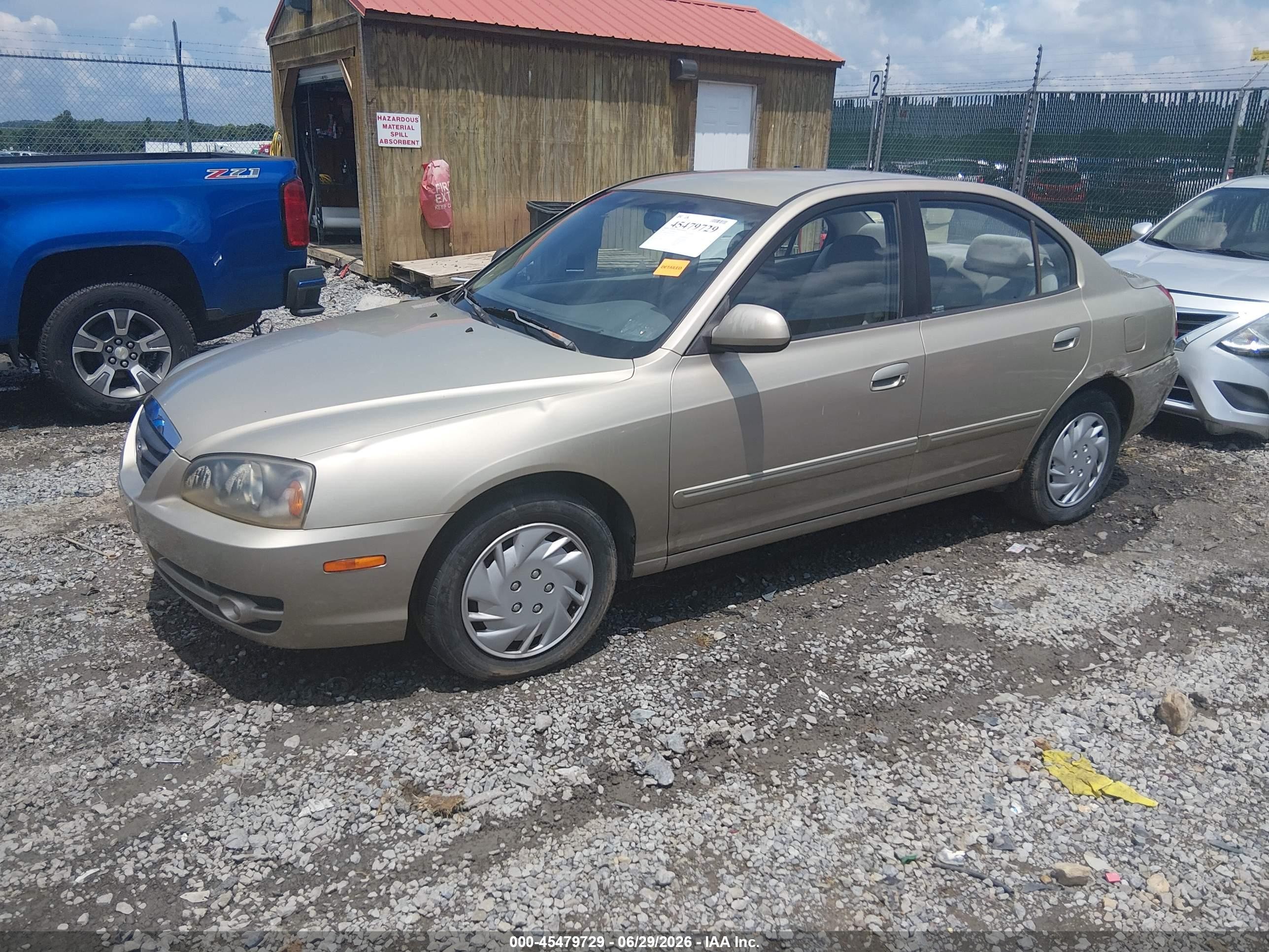 2005 Hyundai Elantra Gls/gt Tan vin: KMHDN46D55U193407