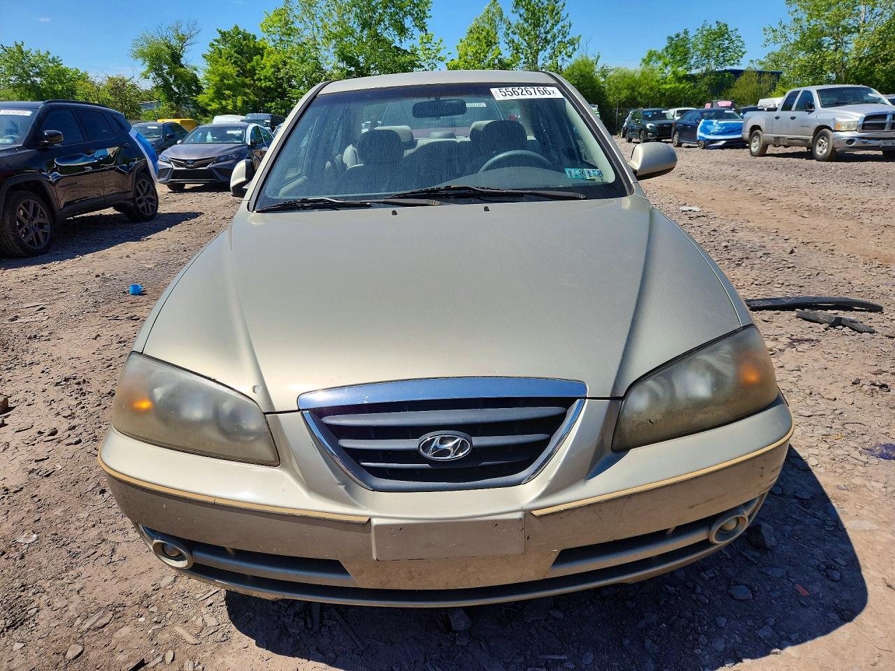 2005 Hyundai Elantra Gls Tan vin: KMHDN46D55U962049