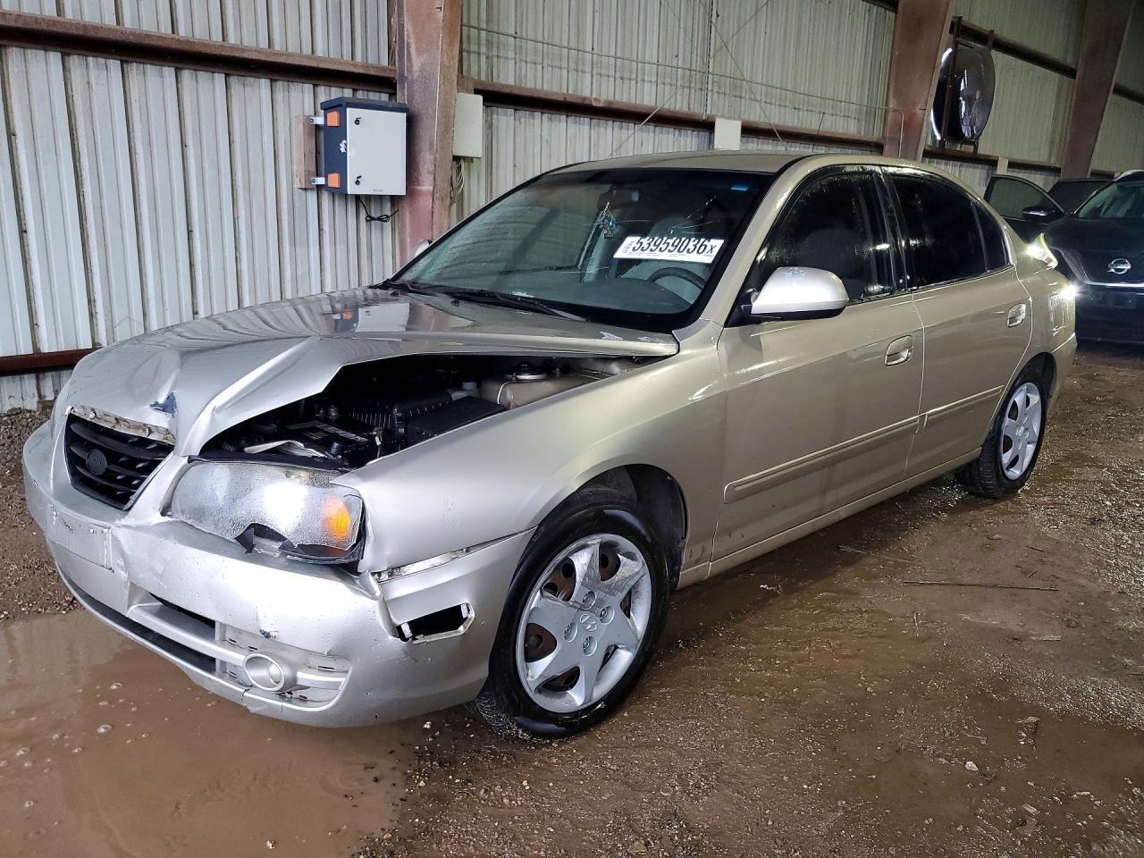 2005 Hyundai Elantra Gls Tan vin: KMHDN46D55U997500