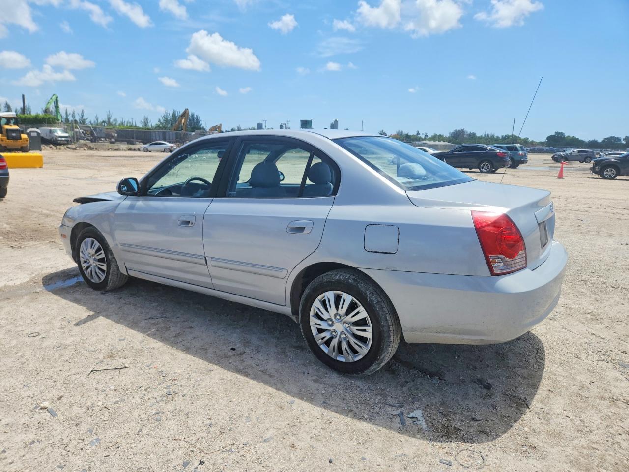2006 Hyundai Elantra Gls Silver vin: KMHDN46D56U226682