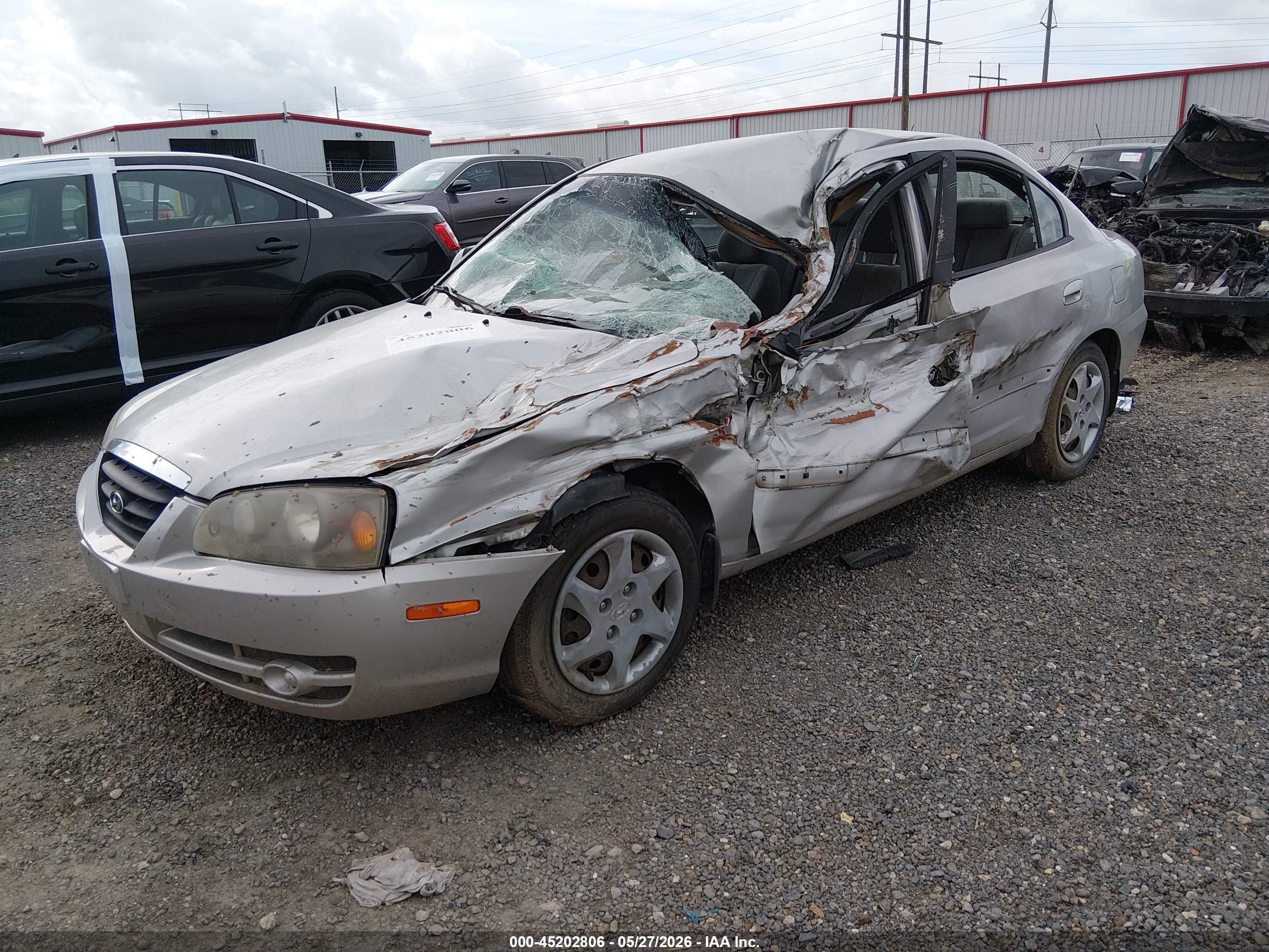 2006 Hyundai Elantra Gls/limited Серебряный vin: KMHDN46D56U272268