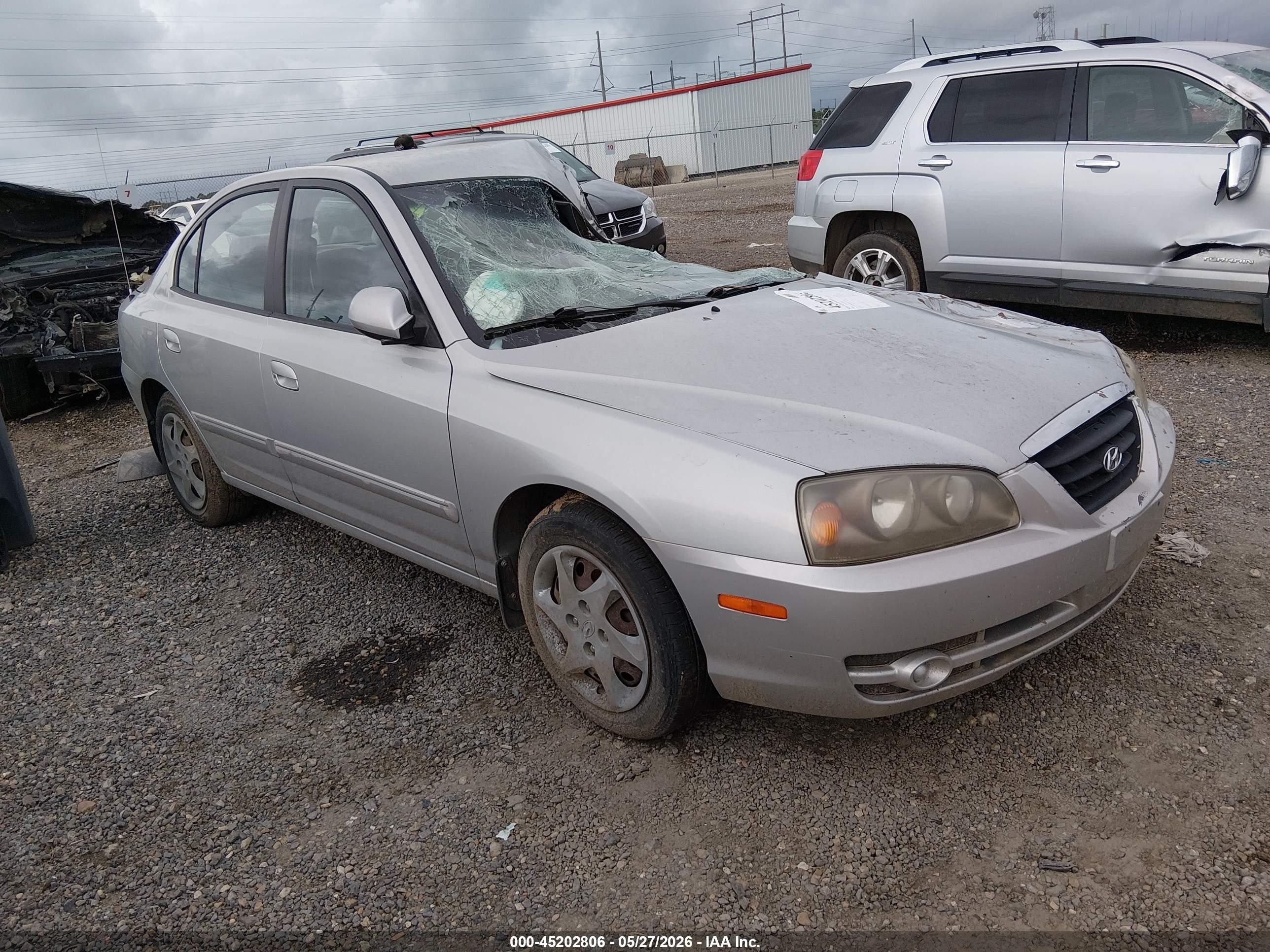 2006 Hyundai Elantra Gls/limited Серебряный vin: KMHDN46D56U272268