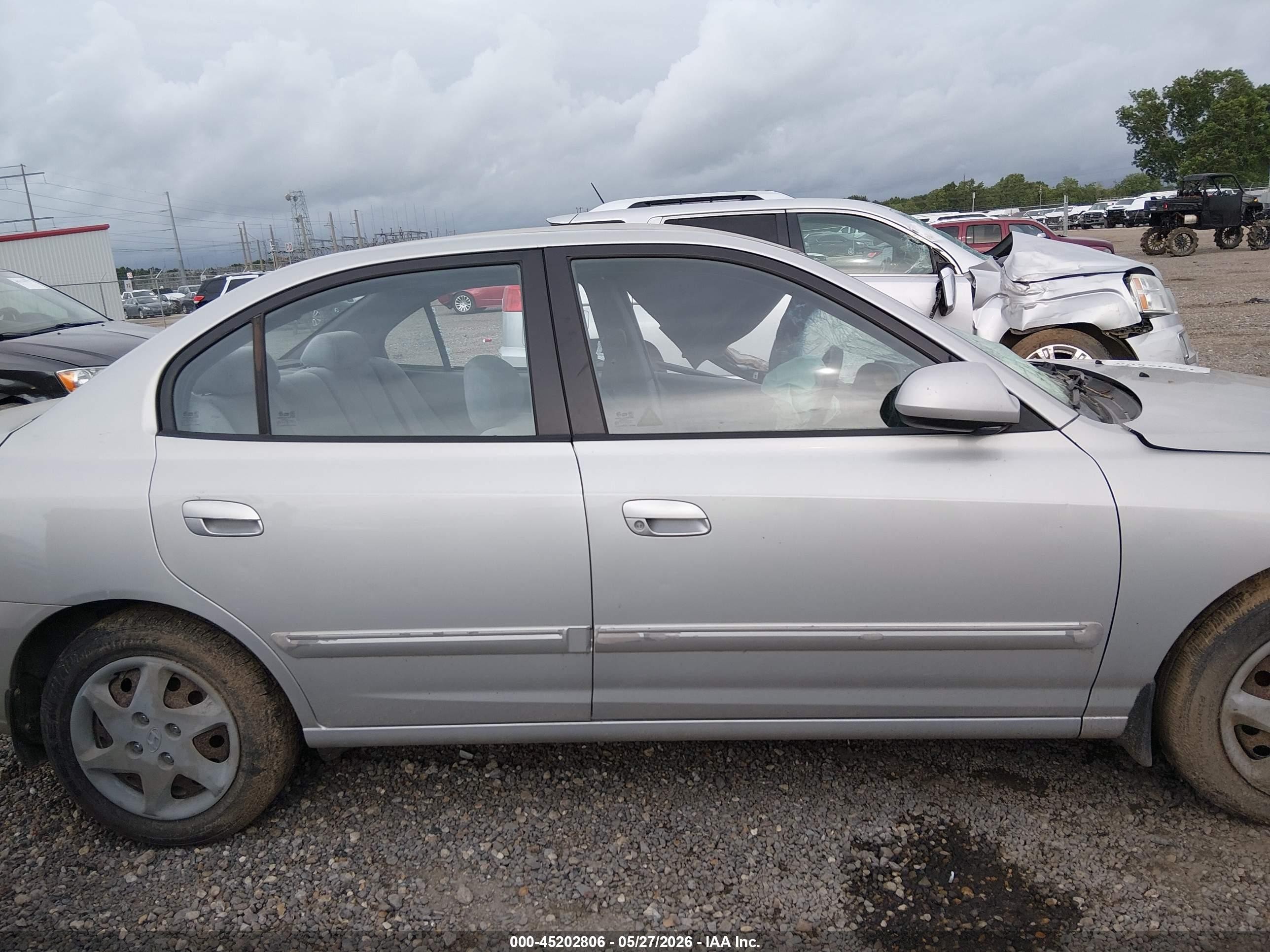 2006 Hyundai Elantra Gls/limited Серебряный vin: KMHDN46D56U272268