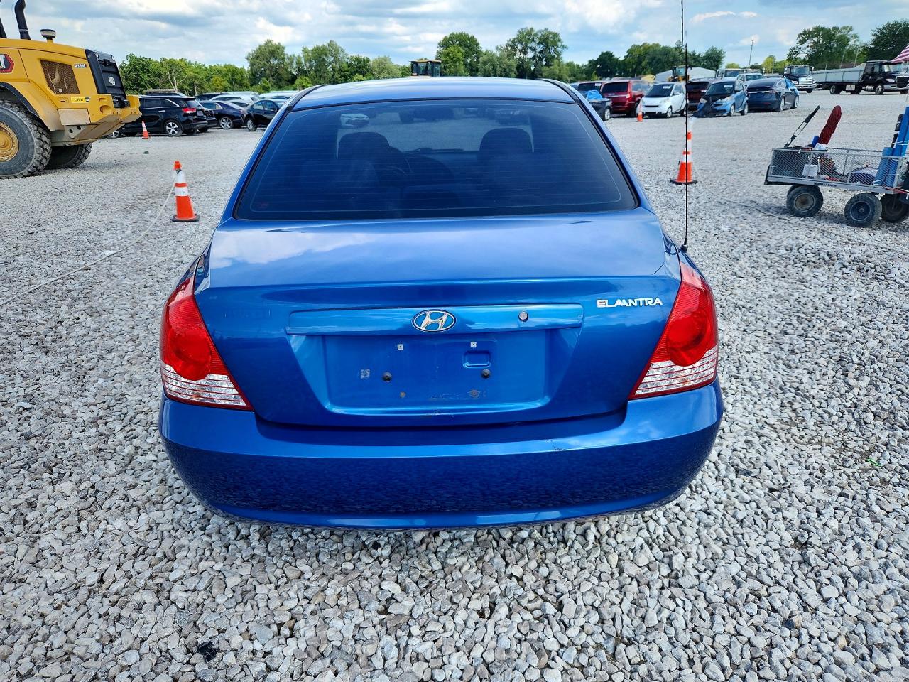 2006 Hyundai Elantra Gls Blue vin: KMHDN46D56U336132