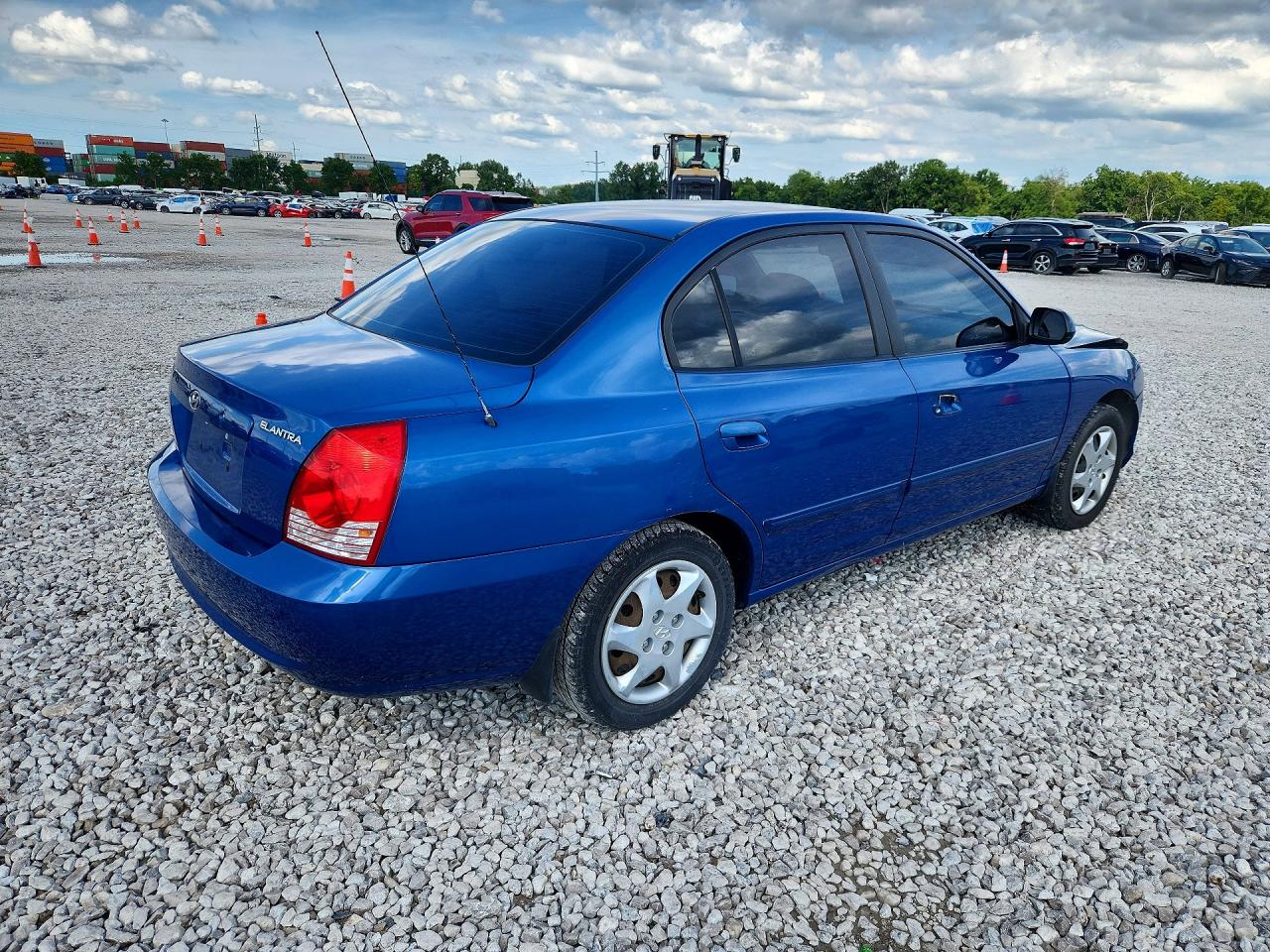 2006 Hyundai Elantra Gls Blue vin: KMHDN46D56U336132