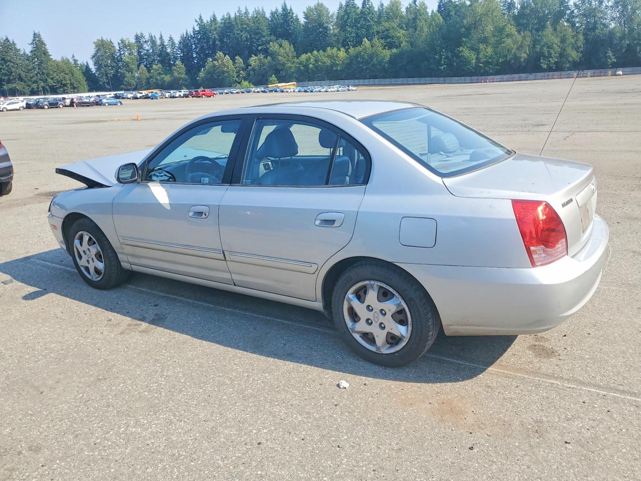 2006 Hyundai Elantra Gls Silver vin: KMHDN46D56U363329