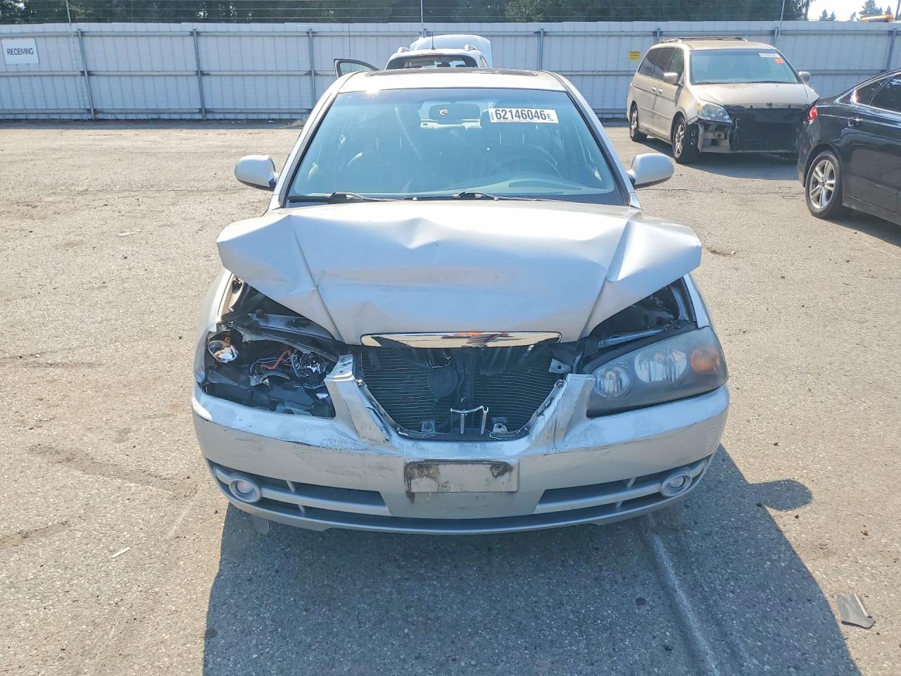 2006 Hyundai Elantra Gls Silver vin: KMHDN46D56U363329