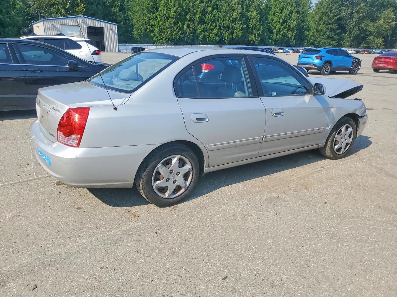 2006 Hyundai Elantra Gls Silver vin: KMHDN46D56U363329