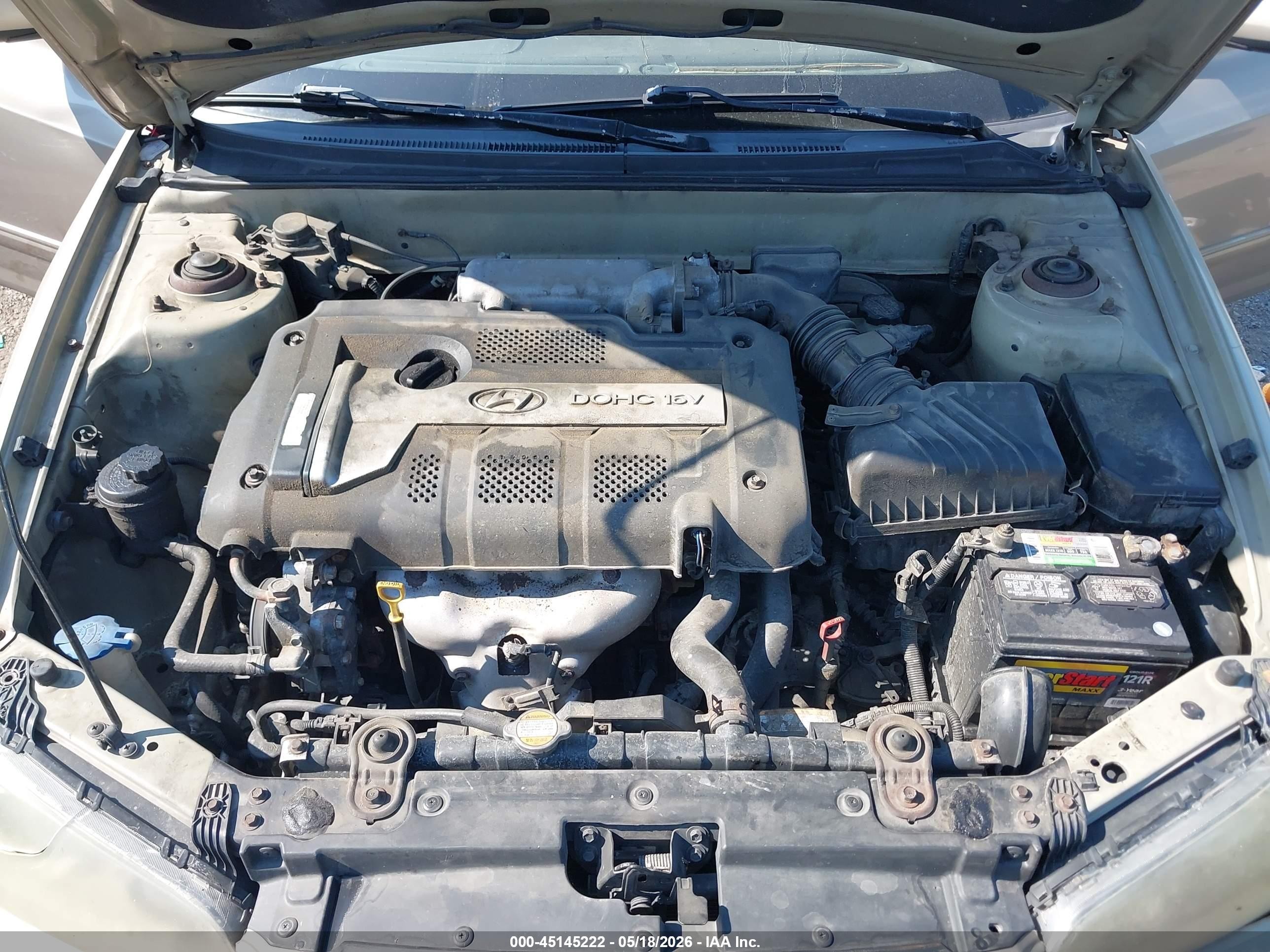 2006 Hyundai Elantra Gls/limited Champagne vin: KMHDN46D56U364335