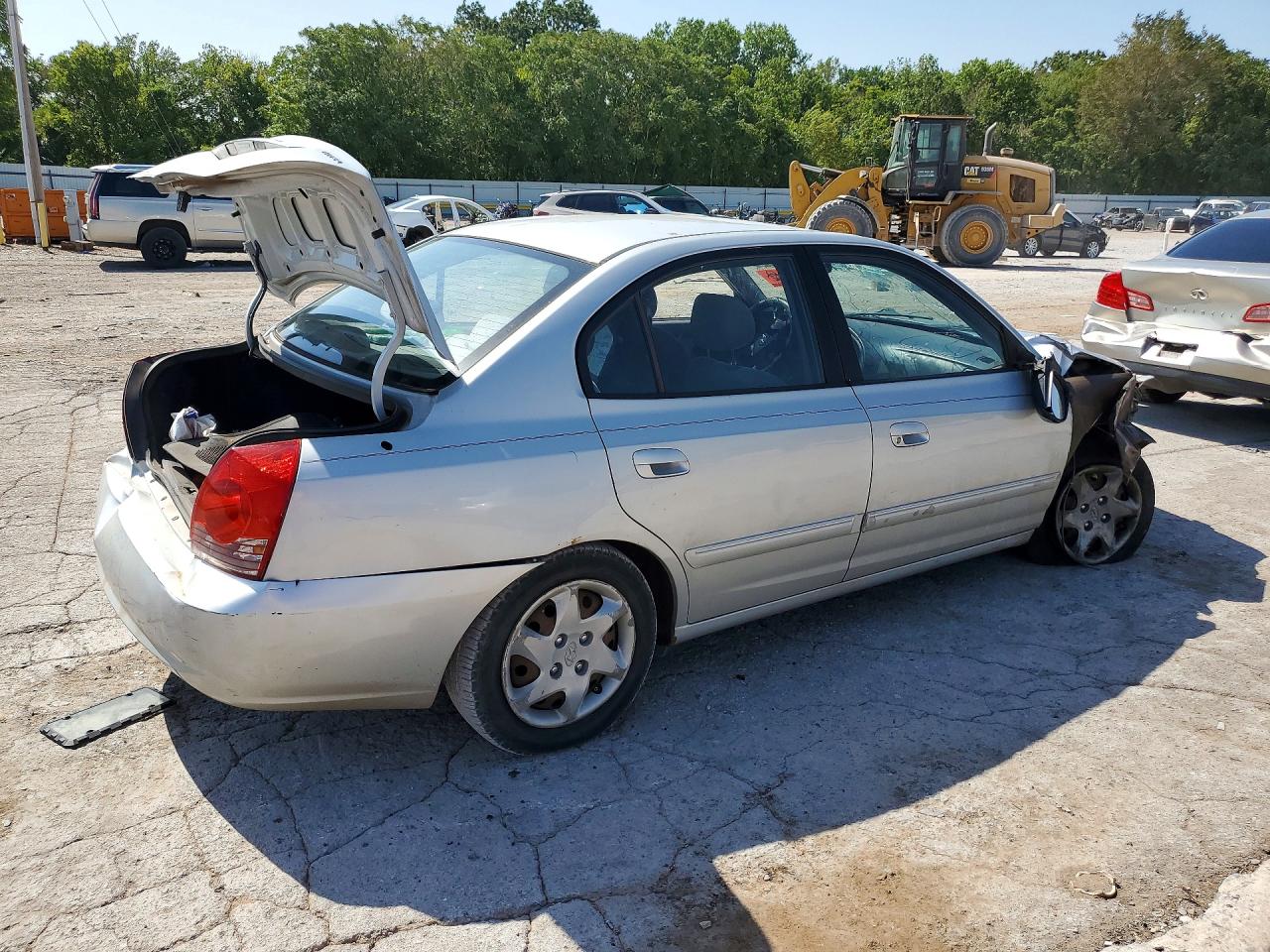 2006 Hyundai Elantra Gls Silver vin: KMHDN46D56U371737