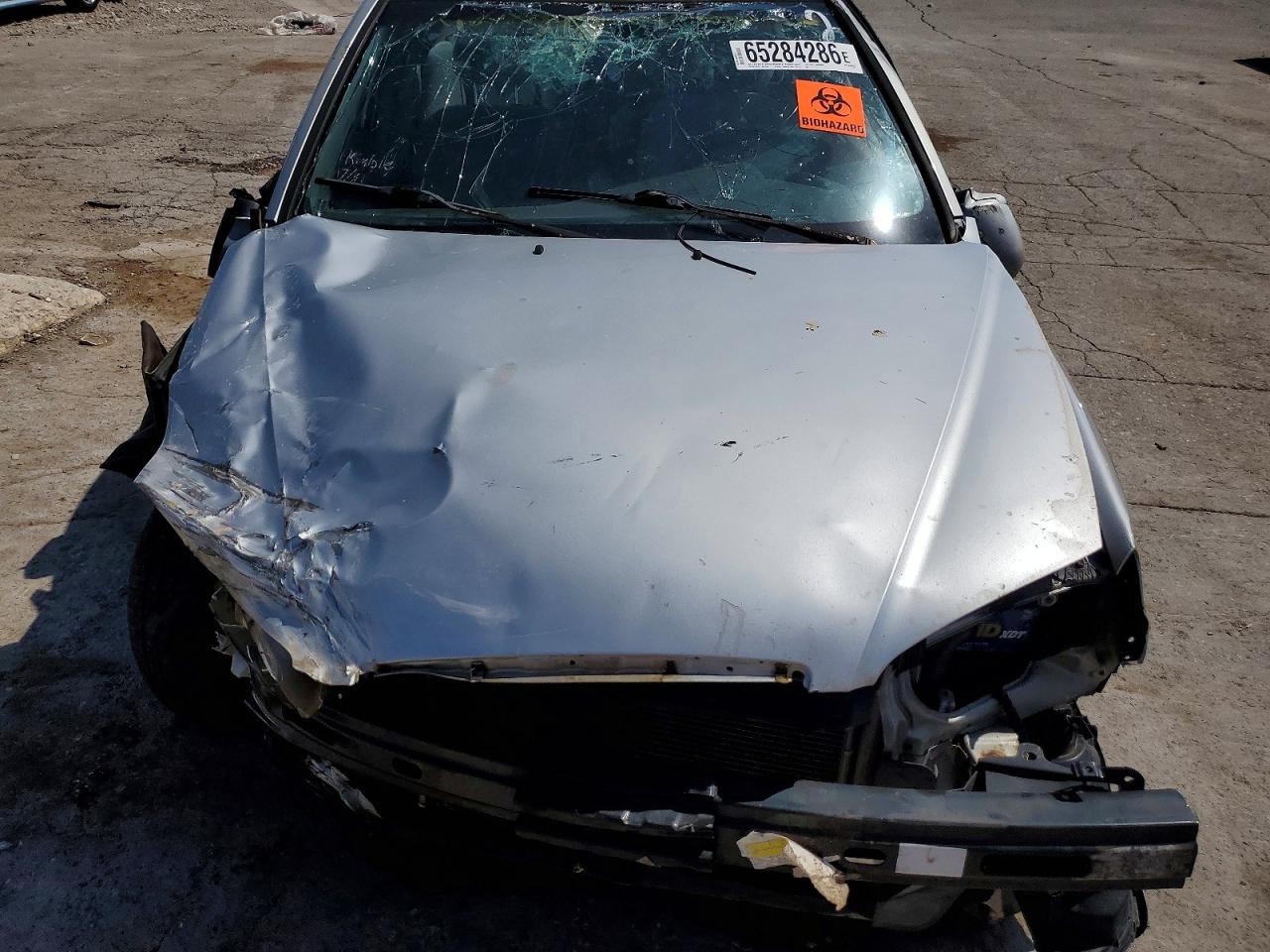 2006 Hyundai Elantra Gls Silver vin: KMHDN46D56U371737