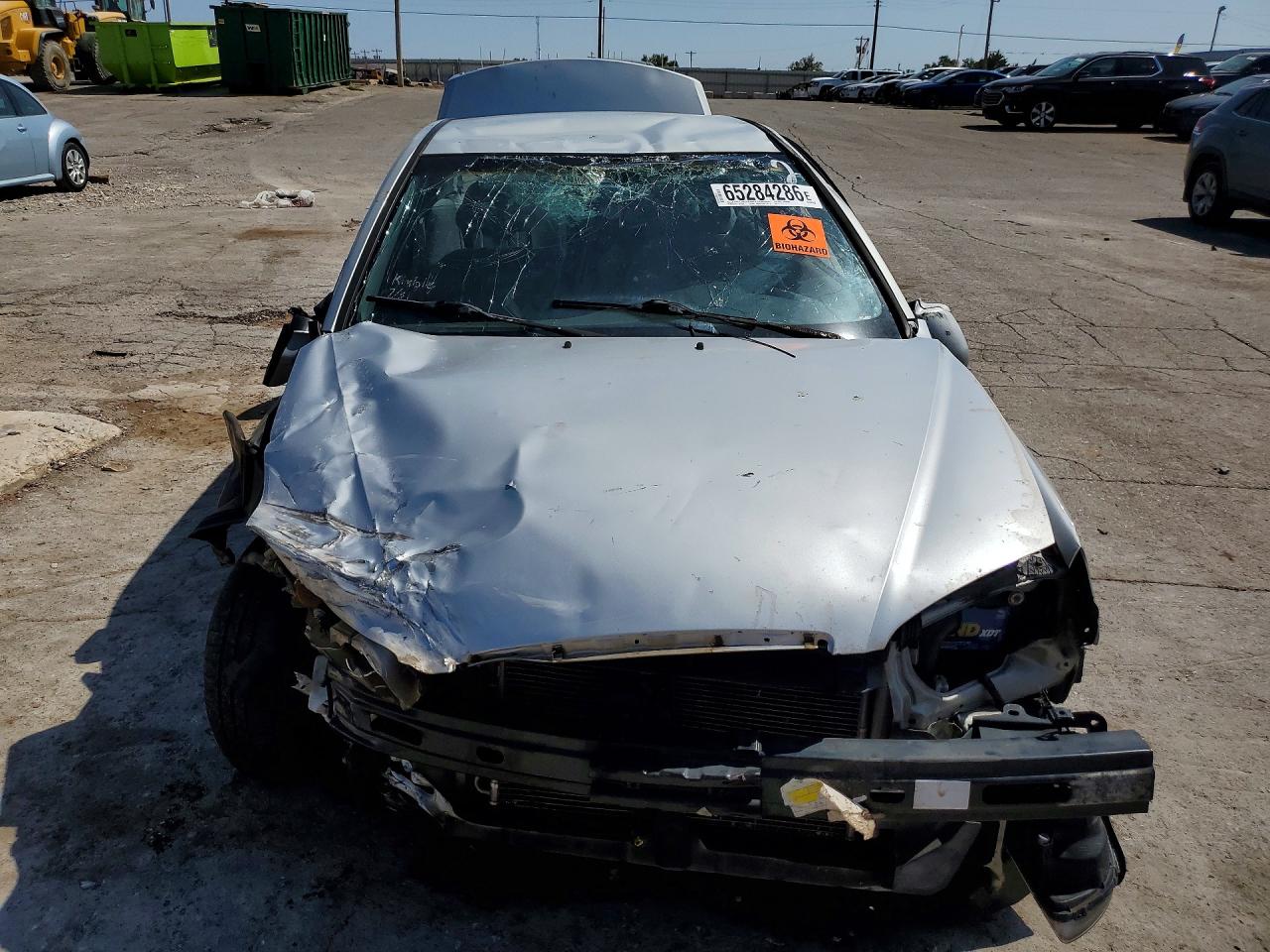 2006 Hyundai Elantra Gls Silver vin: KMHDN46D56U371737