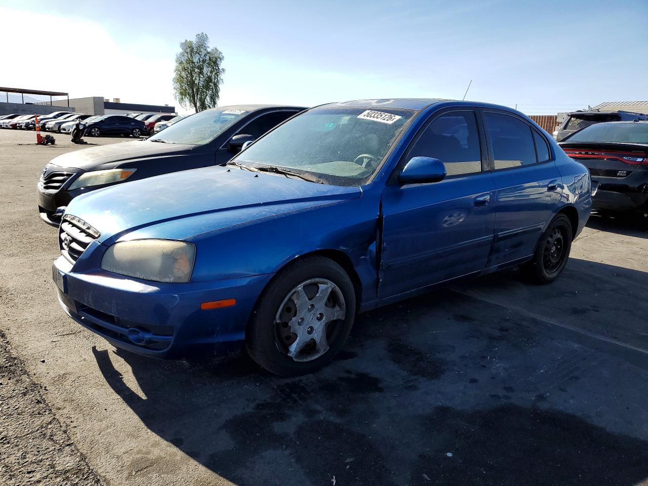 2005 Hyundai Elantra Gls Blue vin: KMHDN46D65U037960