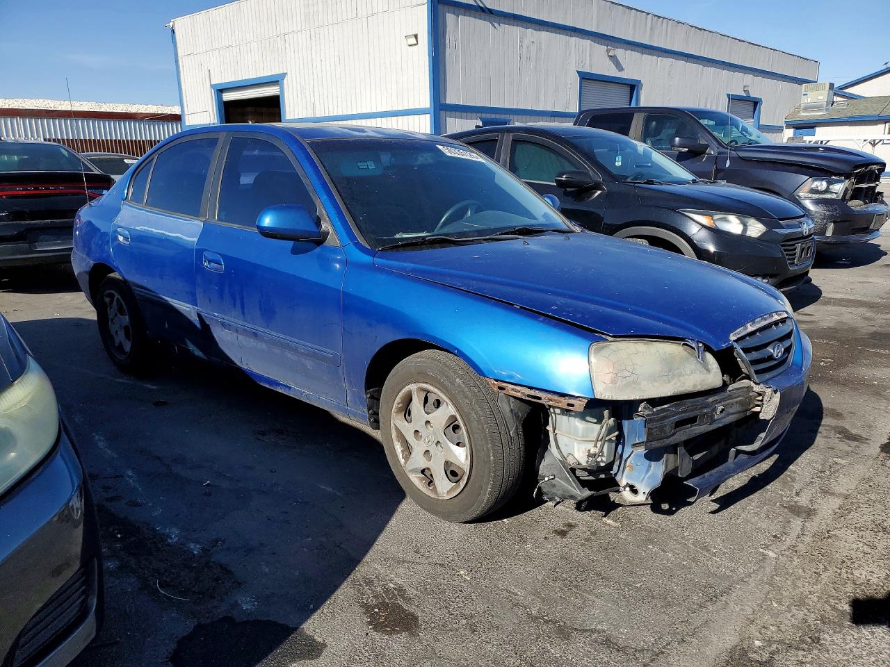 2005 Hyundai Elantra Gls Blue vin: KMHDN46D65U037960