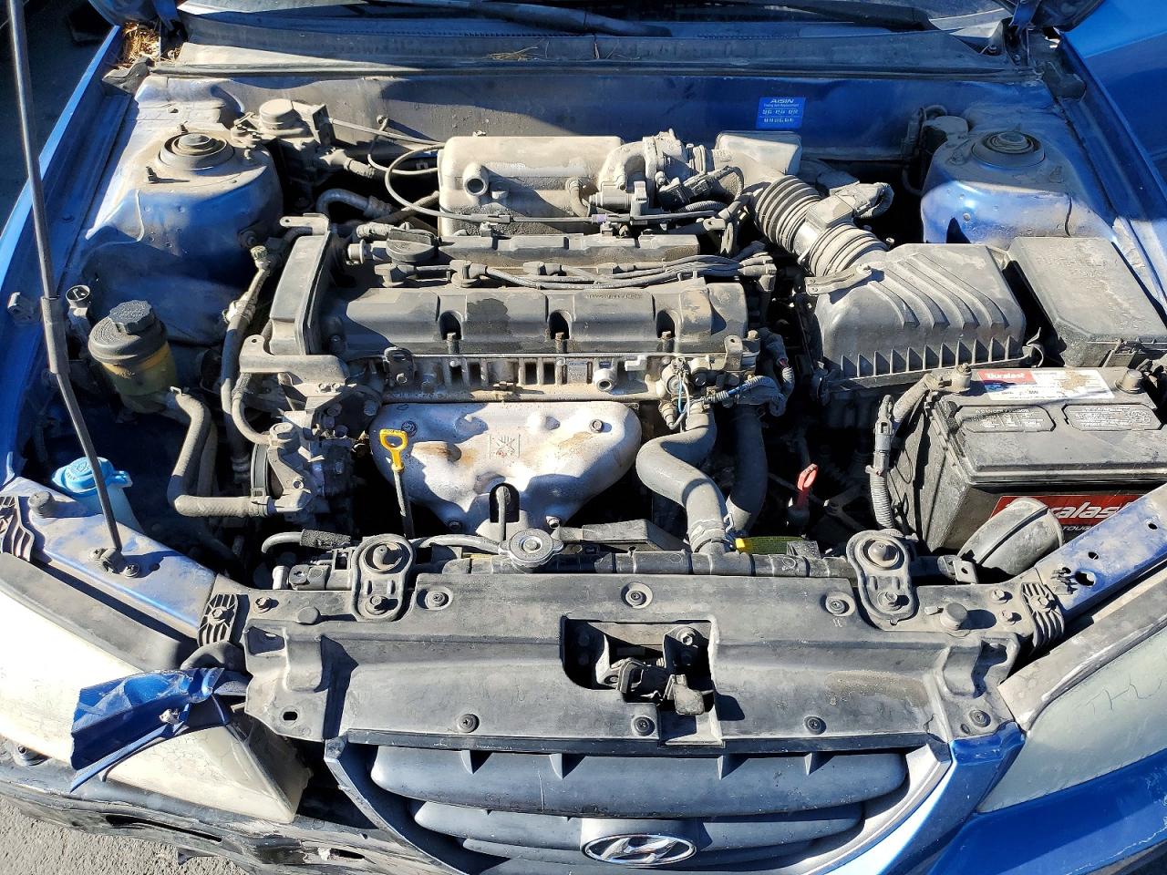 2005 Hyundai Elantra Gls Blue vin: KMHDN46D65U037960