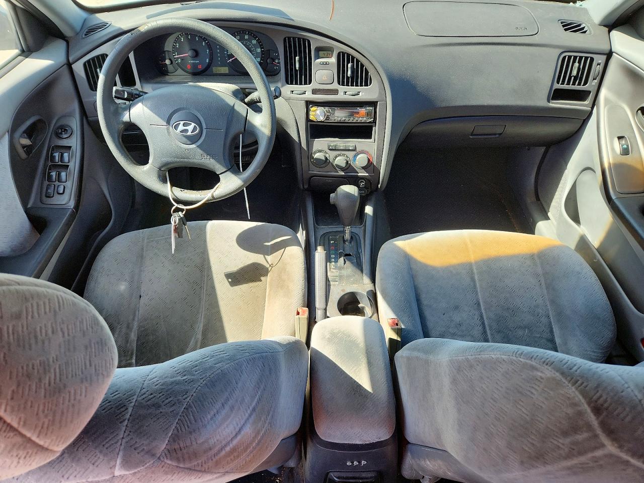 2005 Hyundai Elantra Gls Silver vin: KMHDN46D65U174526