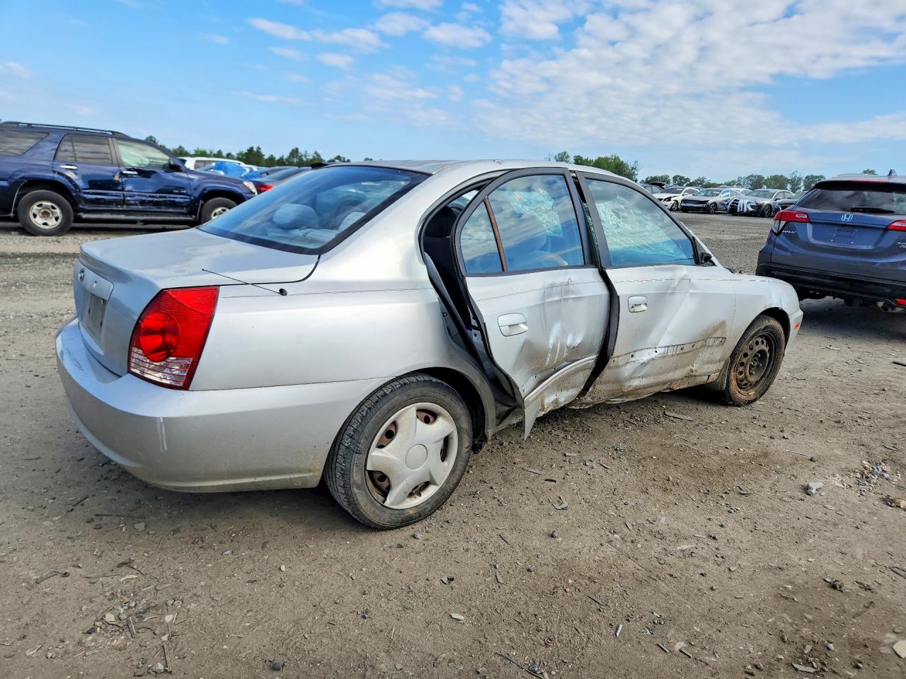 2006 Hyundai Elantra Gls Silver vin: KMHDN46D66U209499