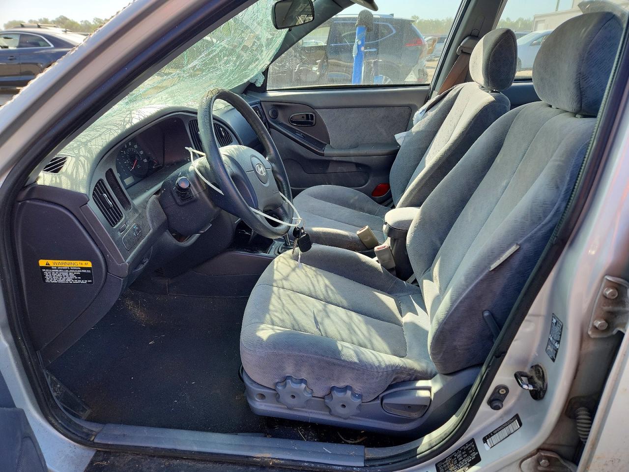 2006 Hyundai Elantra Gls Silver vin: KMHDN46D66U209499