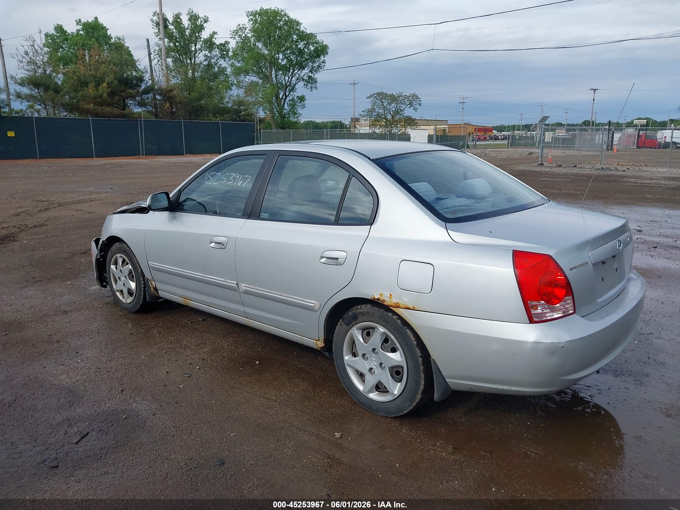 2006 Hyundai Elantra Gls/limited Silver vin: KMHDN46D66U232068